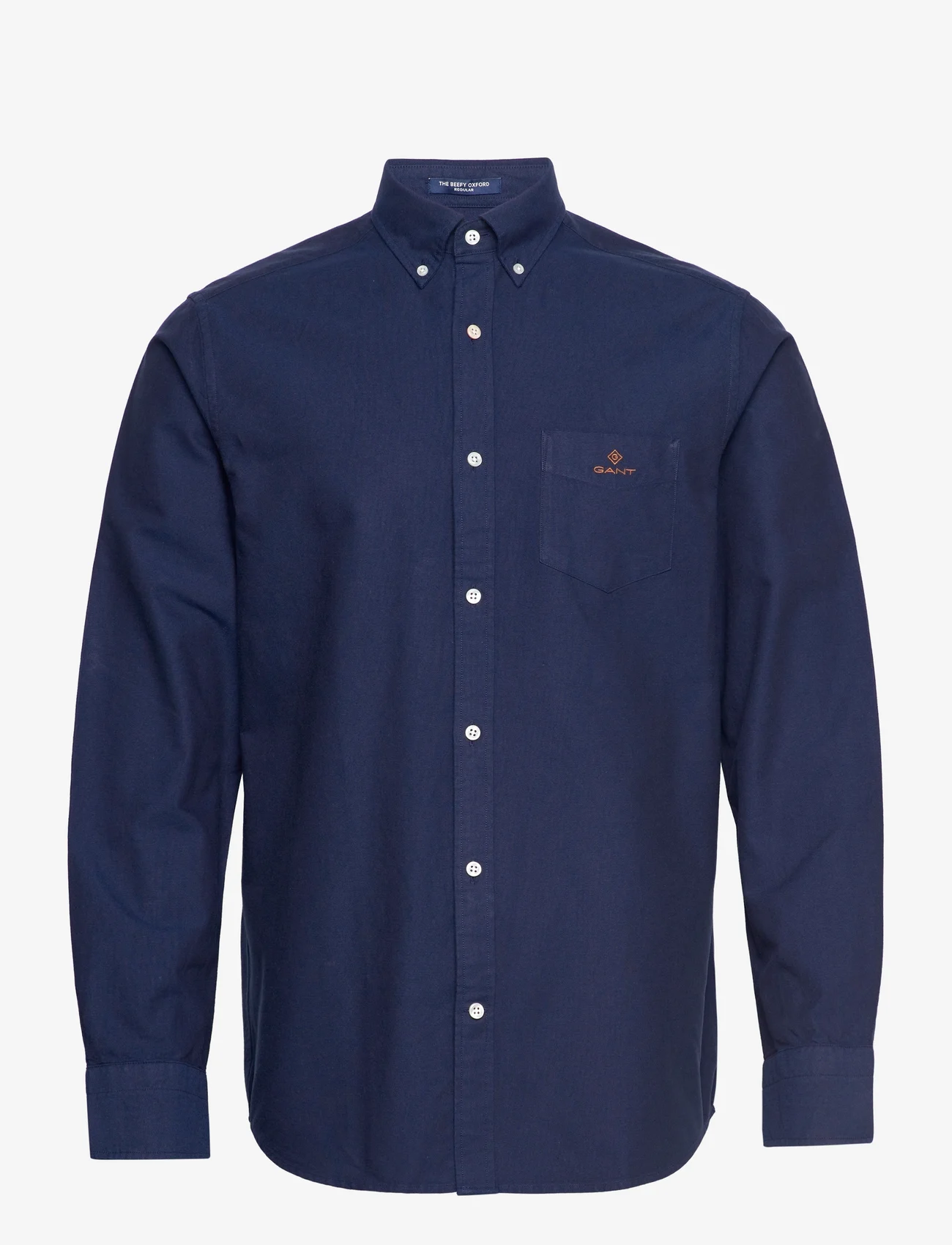 GANT - REG BEEFY OXFORD BD - oxford shirts - persian blue - 0