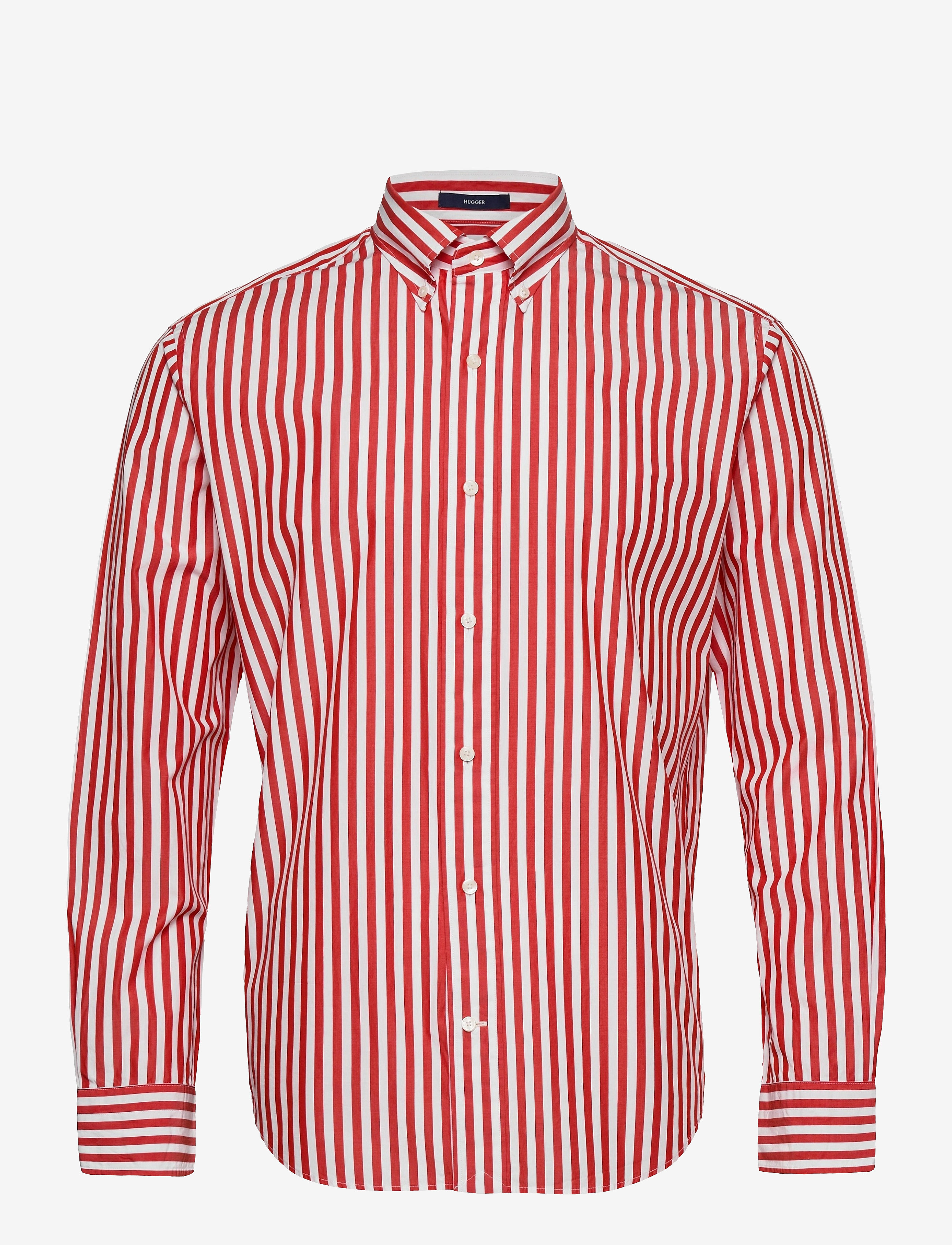 GANT - D1. CRISP COTTON STRIPE HUGGER BD - lava red - 0