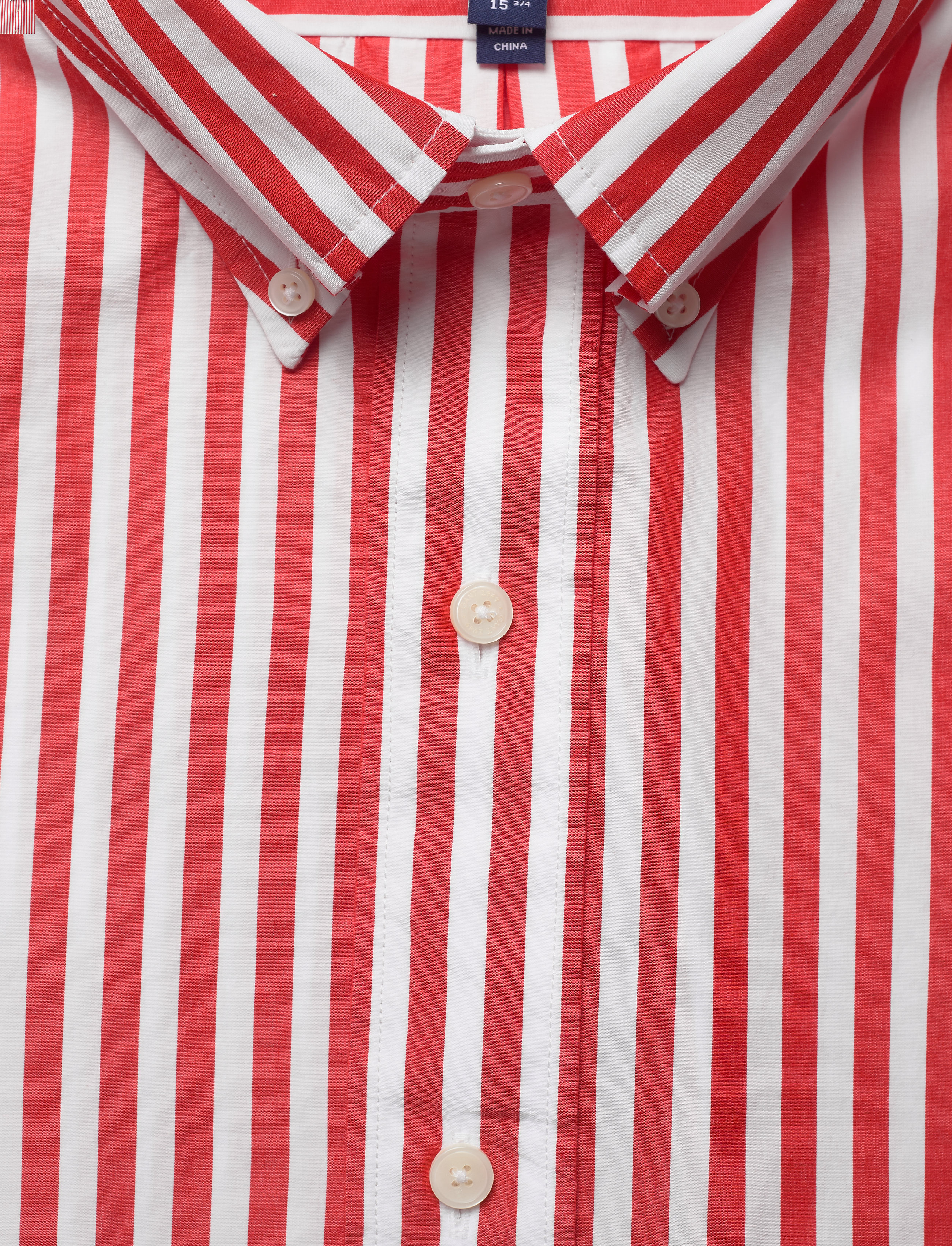 GANT - D1. CRISP COTTON STRIPE HUGGER BD - lava red - 2
