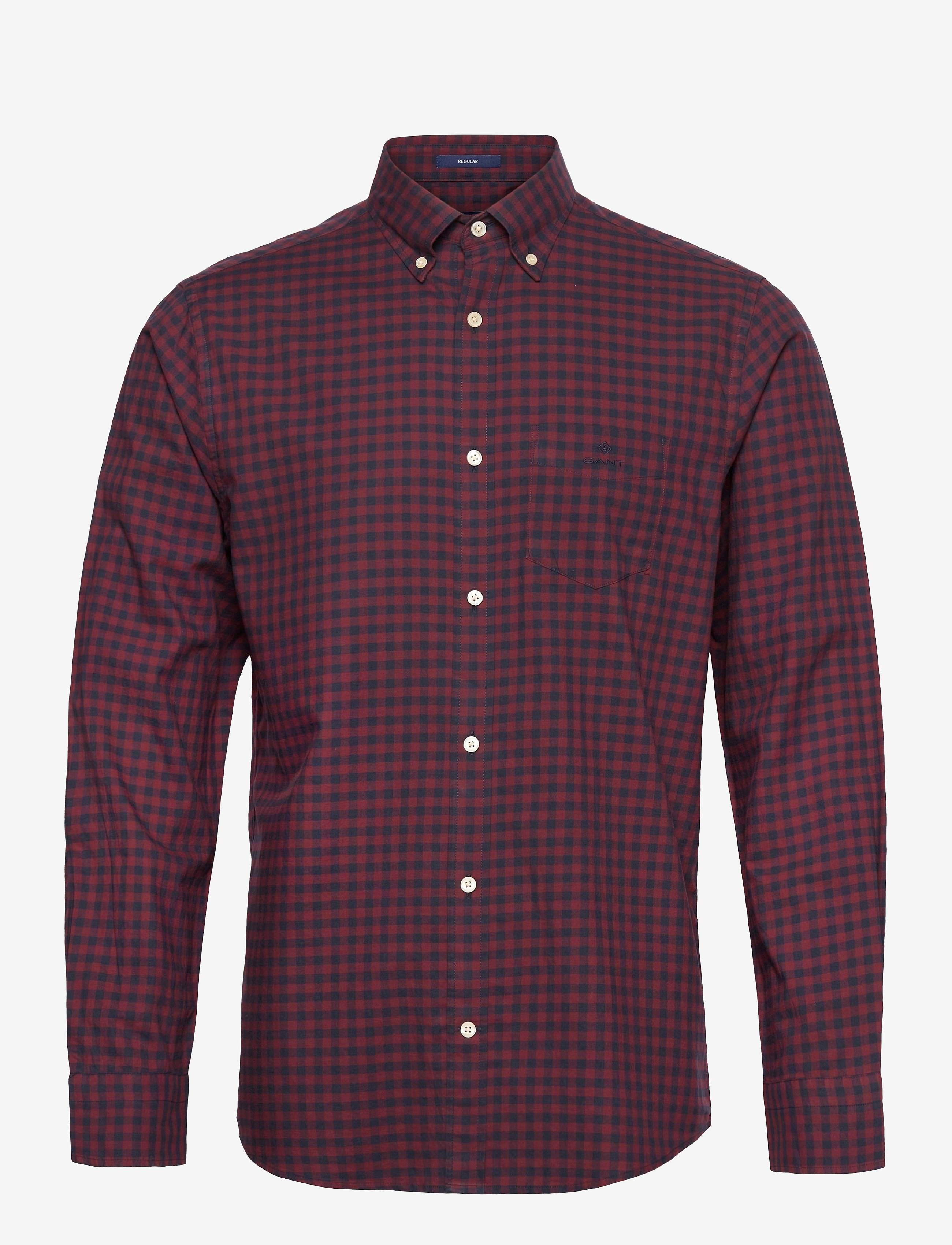 GANT - D1.WINTER TWI BUFFALO CHECK REG BD - port red - 0