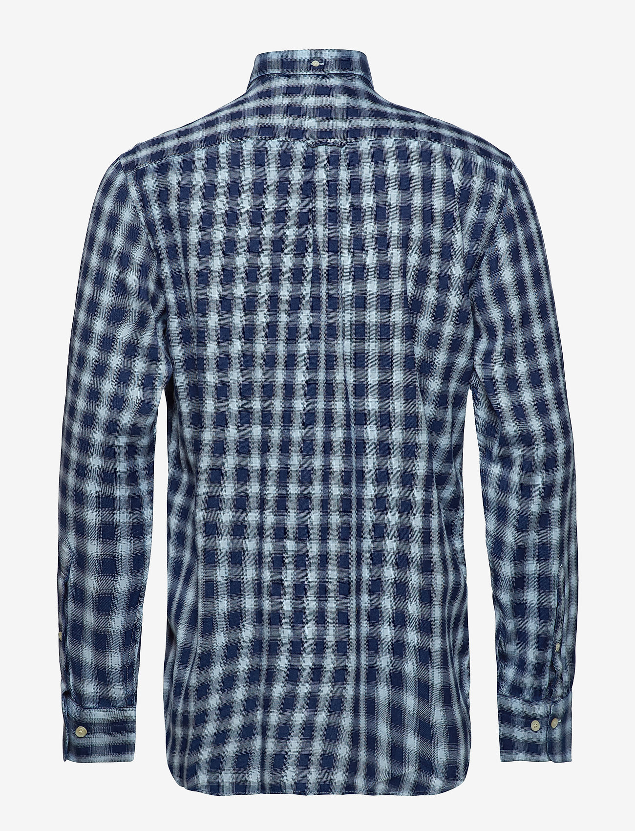 GANT - O2. WINDBLOWN FLANNEL INDIGO REG BD - marine - 1