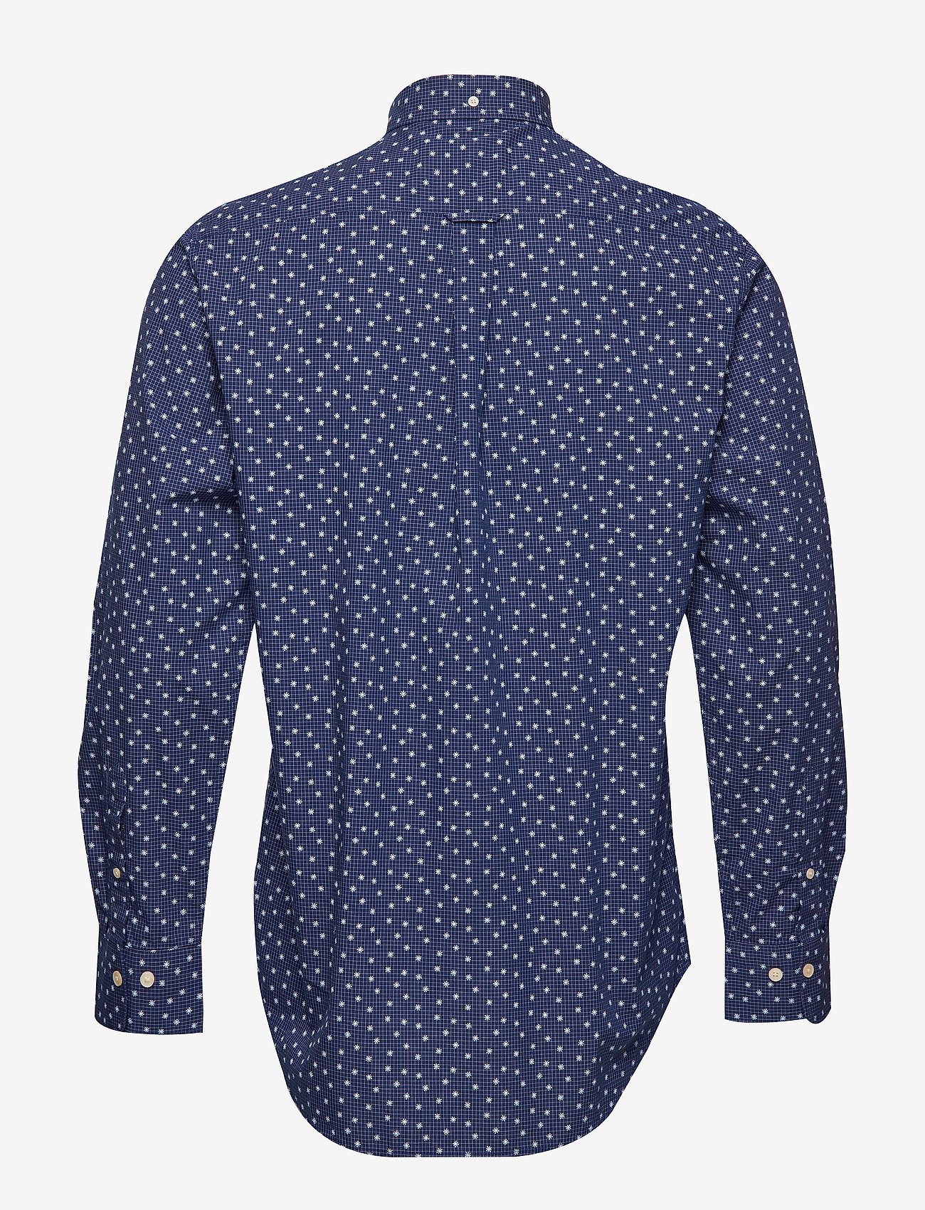 GANT - O1. YARN DYE PRINT REG BD - marine - 1