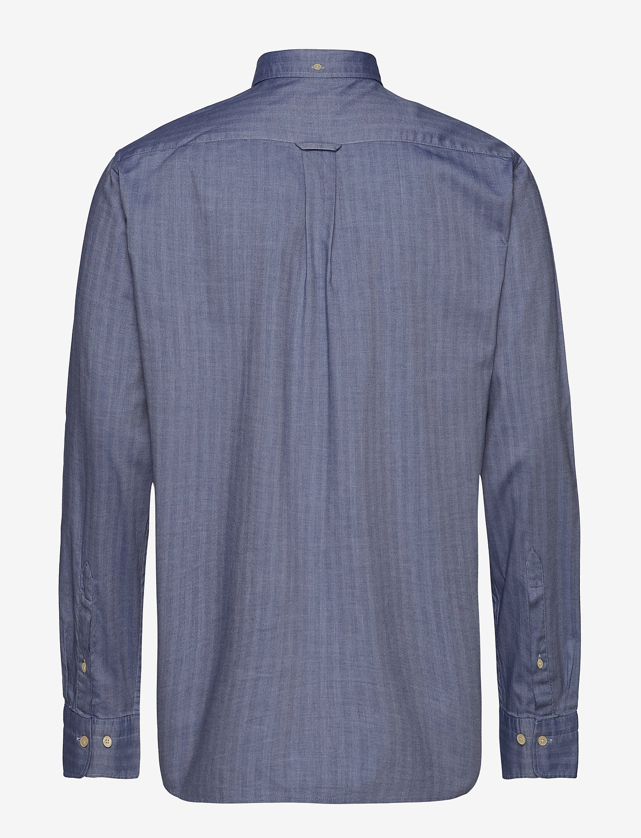 GANT - O2. HERRINGBONE SOLID REG BD - persian blue - 1