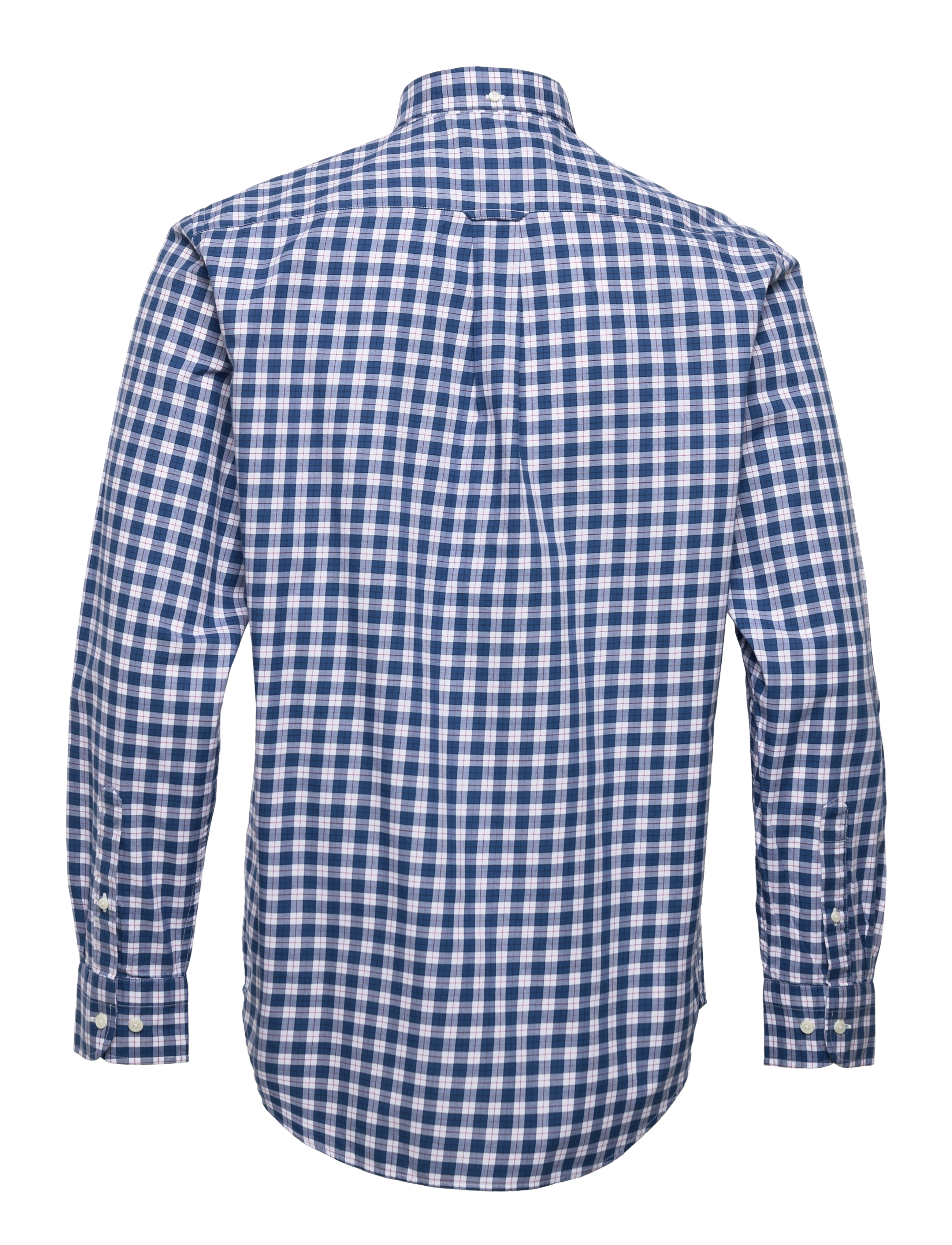 GANT - D1.REG TWILL CHECK BD - sea blue - 1