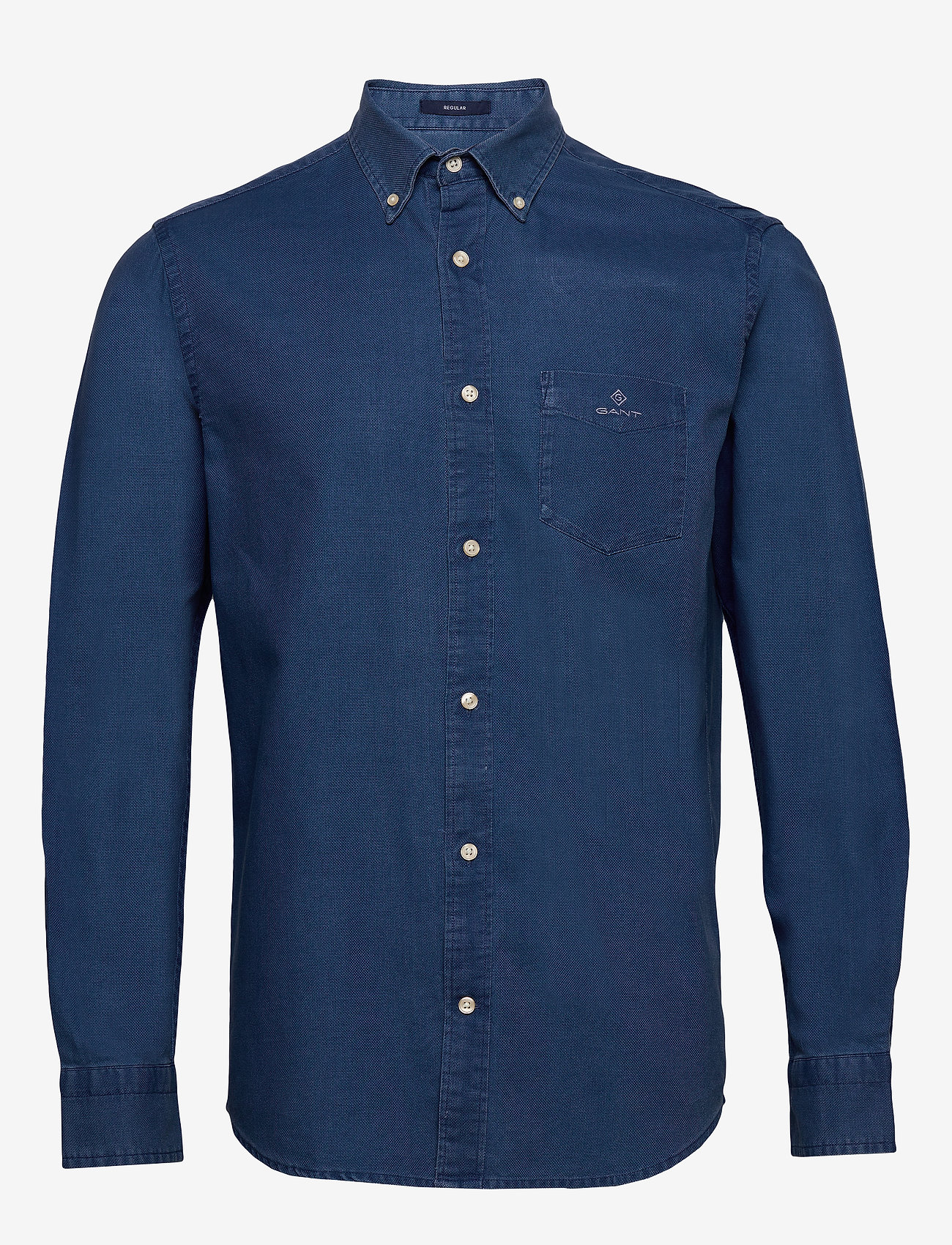 GANT - D1. INDIGO ROYAL OXFORD REG BD - indigo - 0