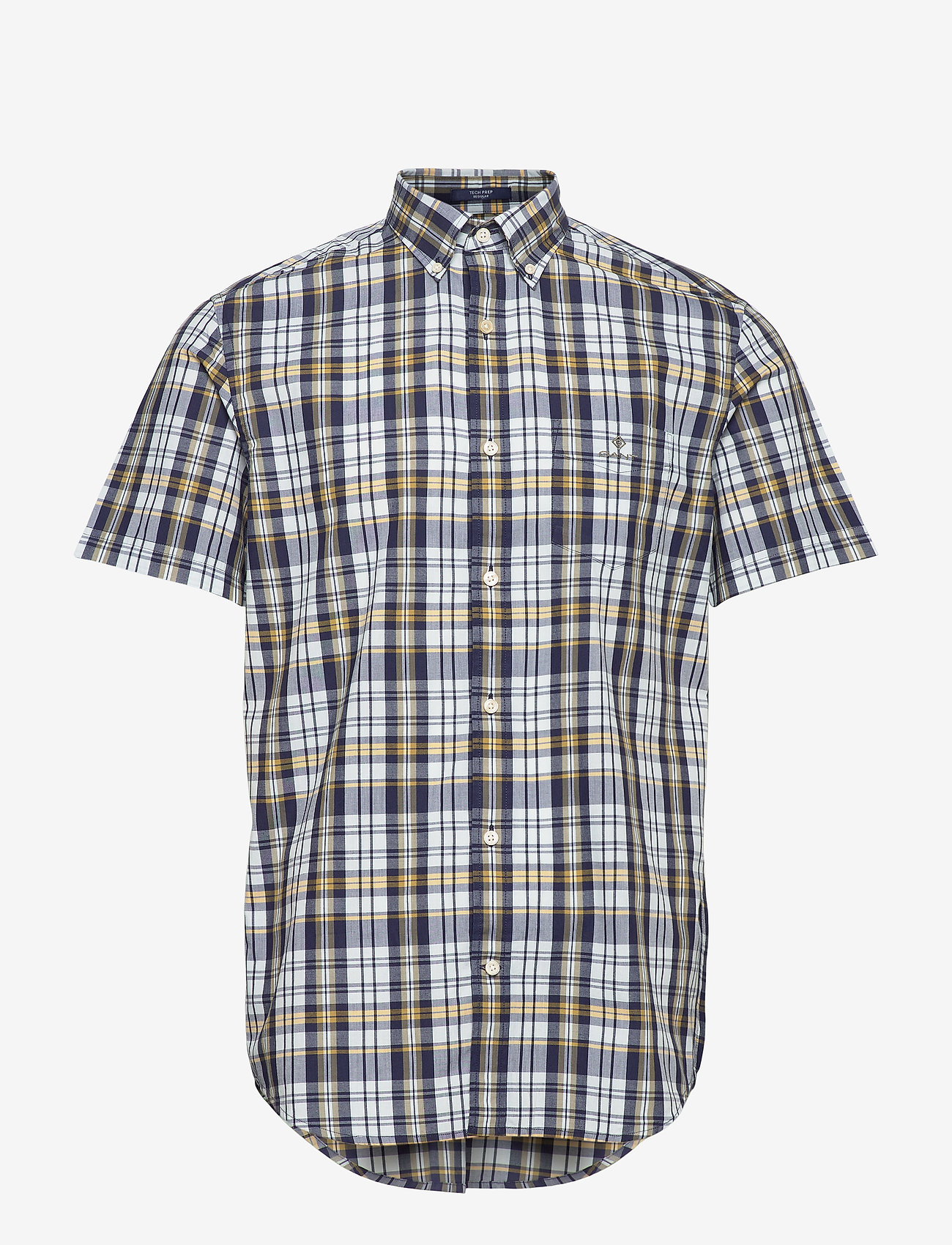 D1. TP BC INDIGO CHECK REG BD SS - OLIVE GREEN