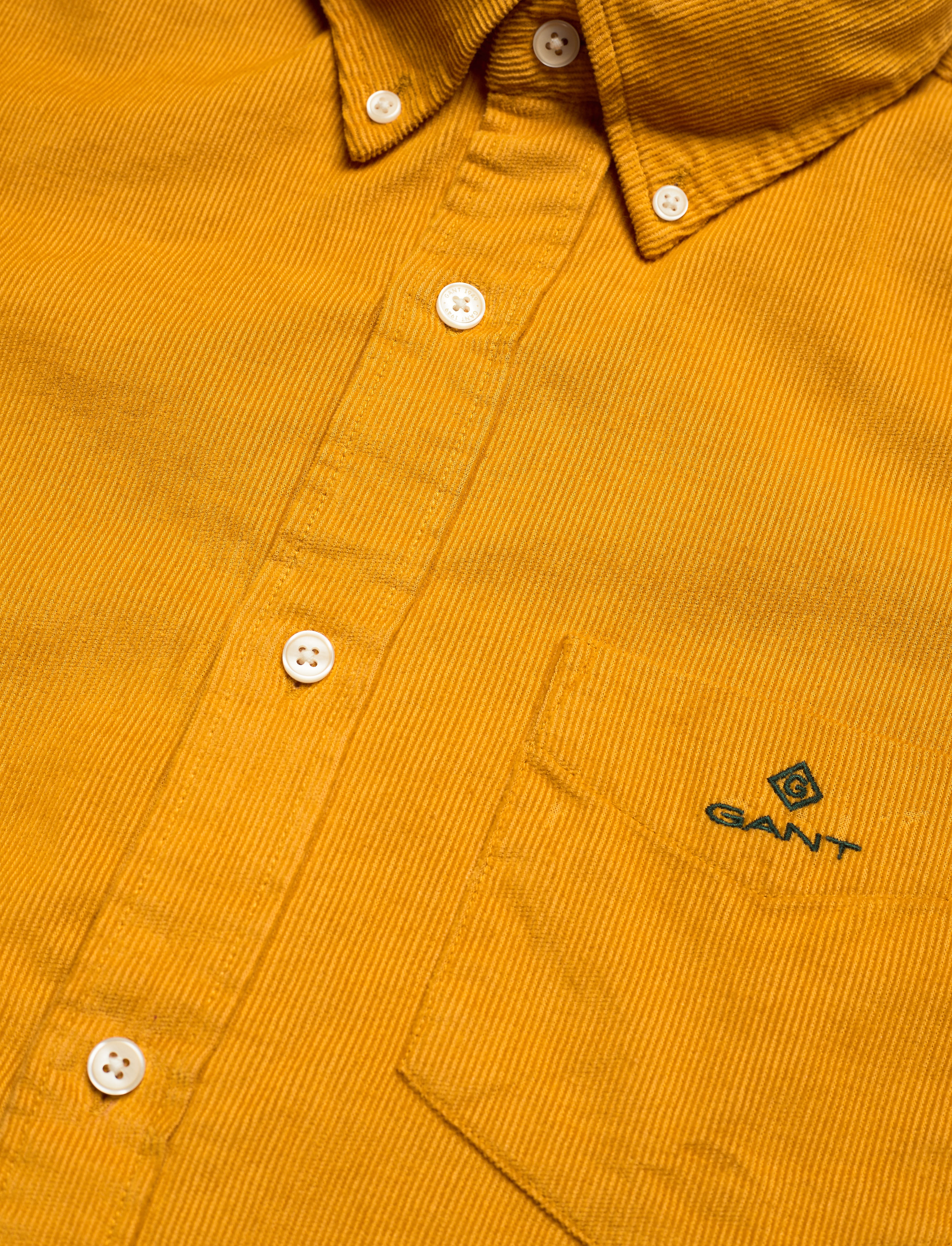 GANT - D2. CORDUROY REG BD - ivy gold - 3
