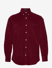GANT - D1. REG CORDUROY SHIRT BD - corduroy shirts - plumped red - 0