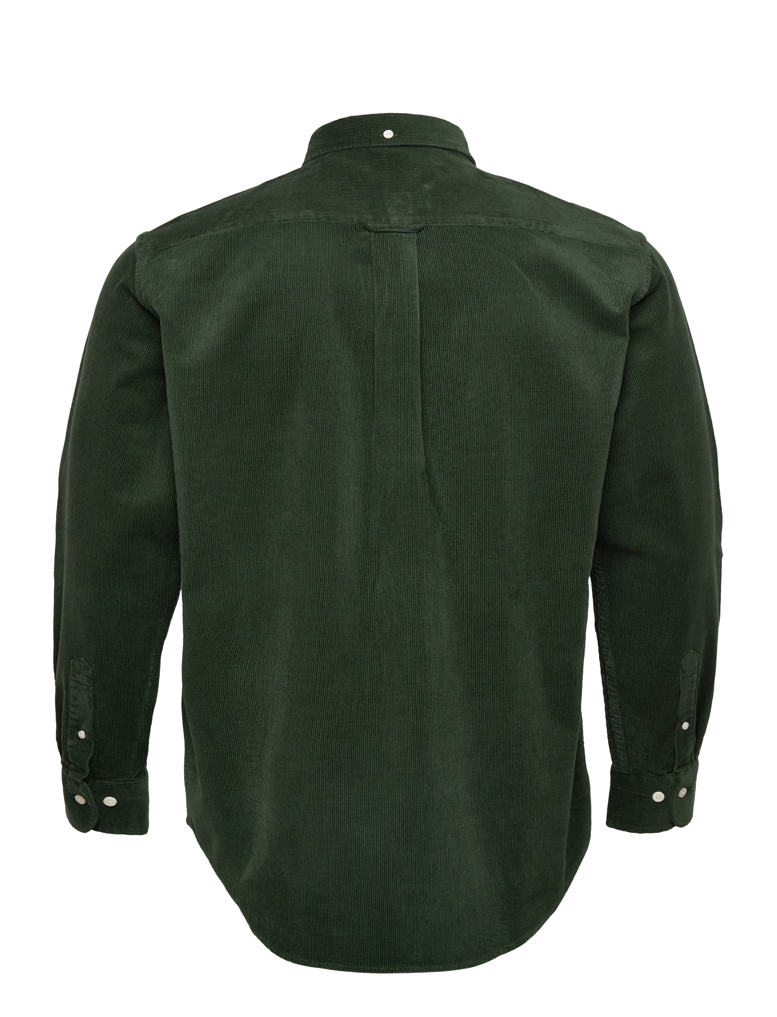 GANT - D1. REG CORDUROY SHIRT BD - storm green - 1