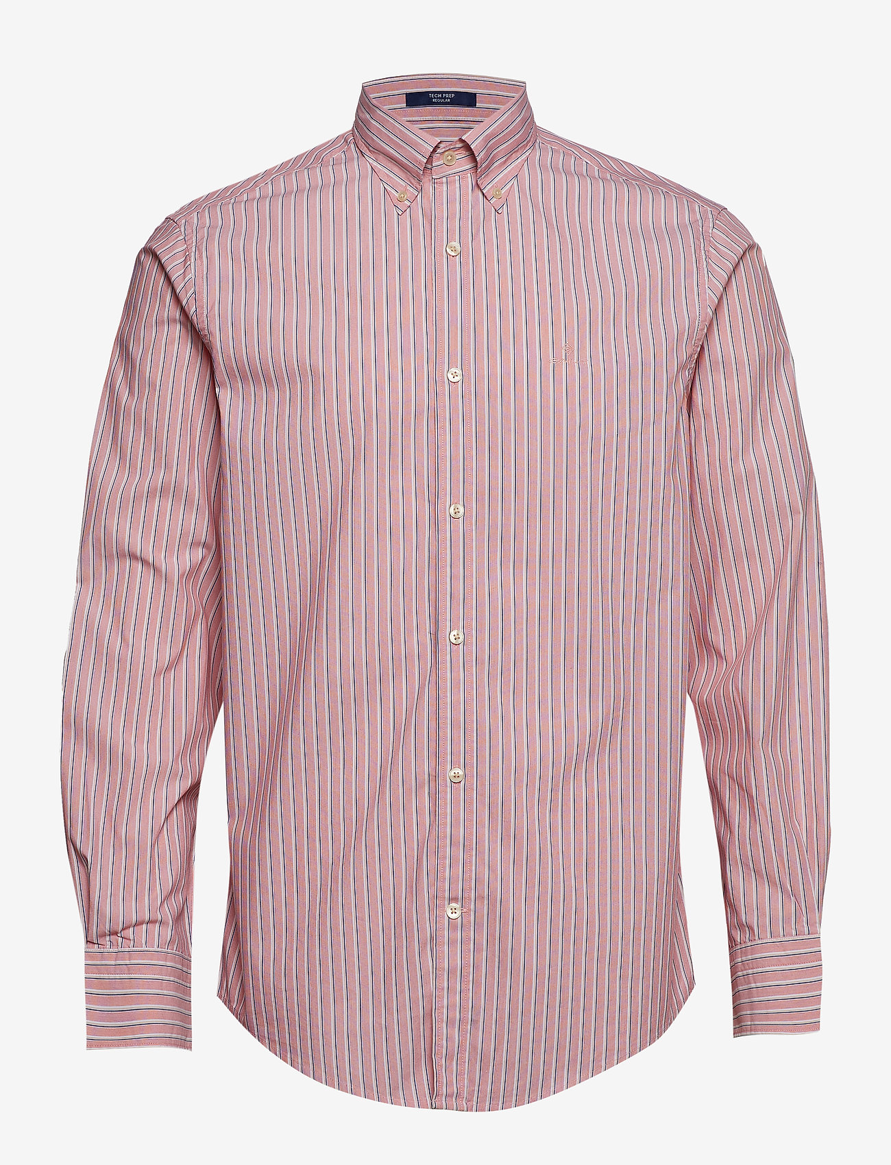 GANT - D1. TP BROADCLOTH STRIPE REG LBD - blood orange - 0