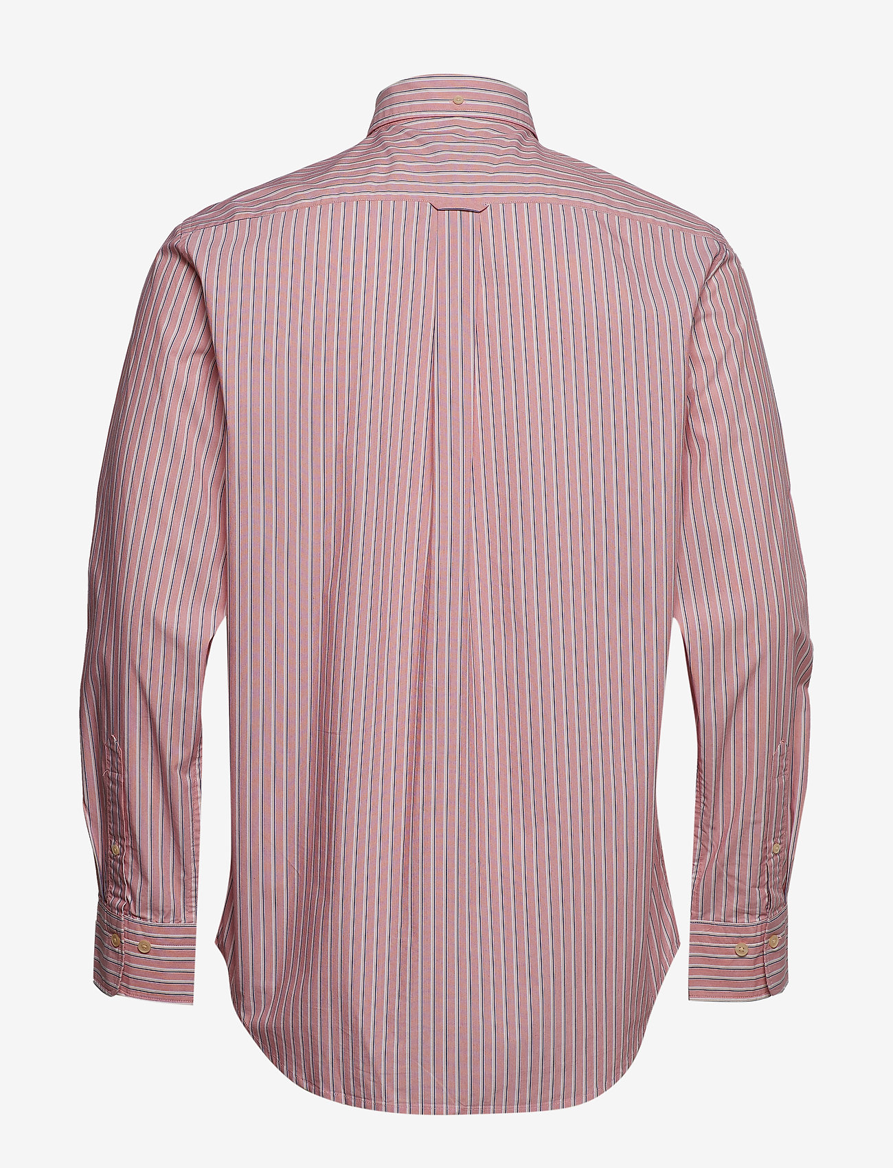 GANT - D1. TP BROADCLOTH STRIPE REG LBD - blood orange - 1