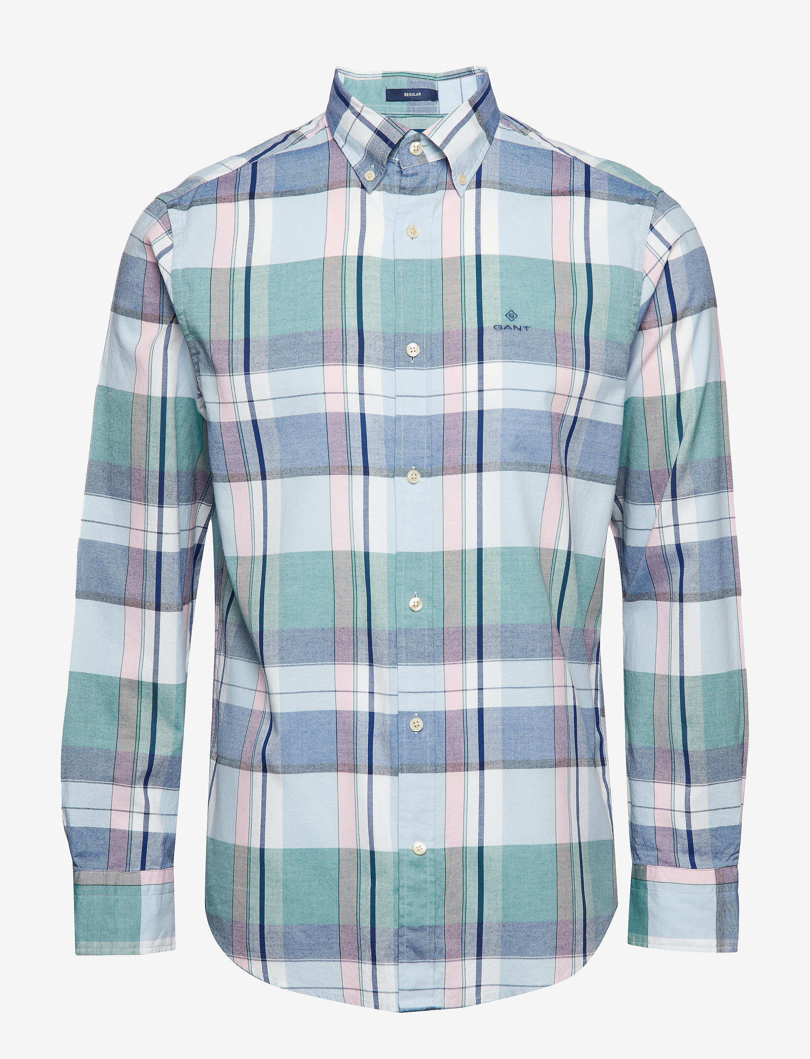 GANT - D1. OXFORD MADRAS REG BD - hamptons blue - 0