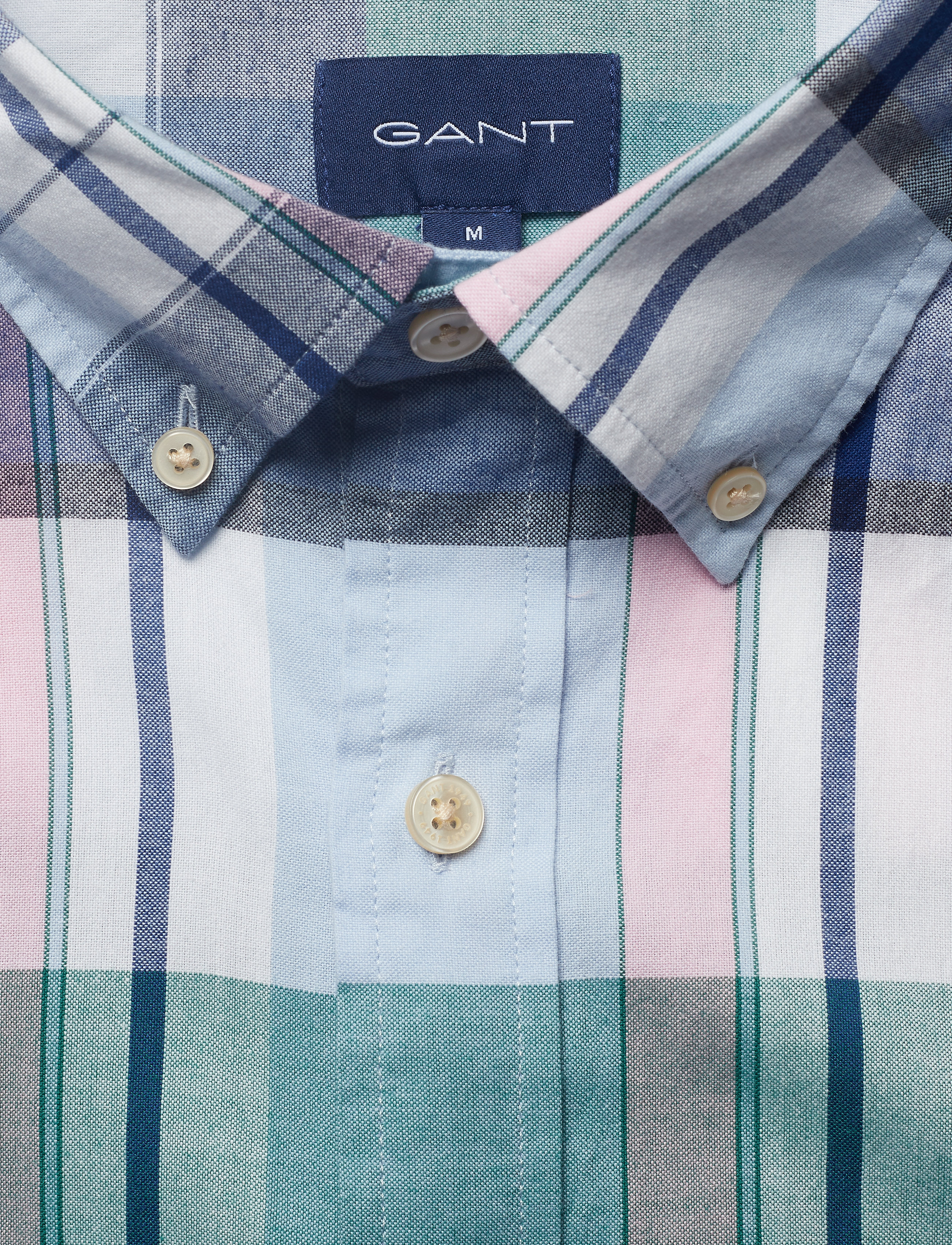 GANT - D1. OXFORD MADRAS REG BD - hamptons blue - 2