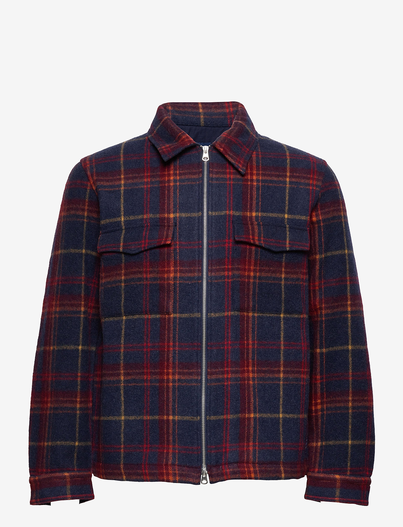 GANT - D2. WOOL BLEND  OVERSHIRT - ivy gold - 1