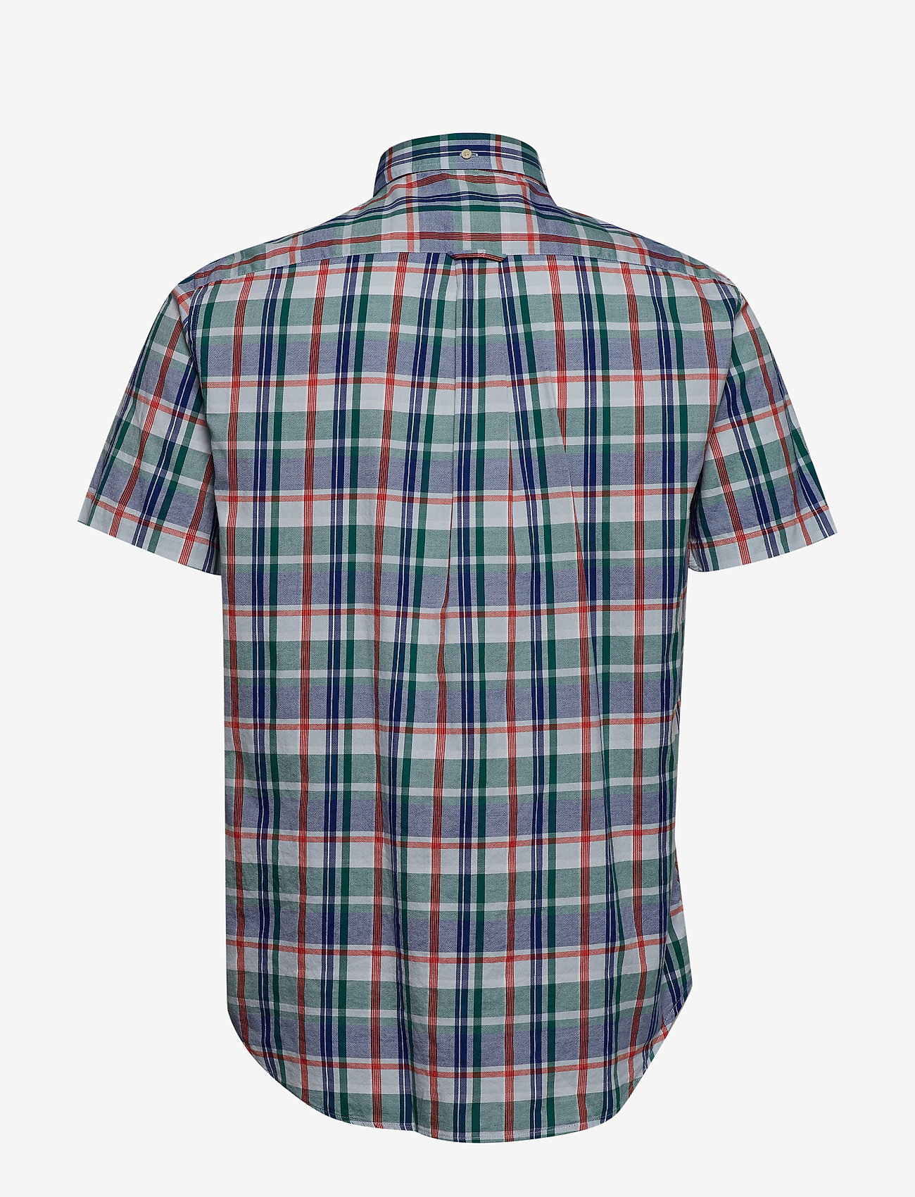 GANT - D1. OXFORD PLAID REG BD SS - ivy green - 1