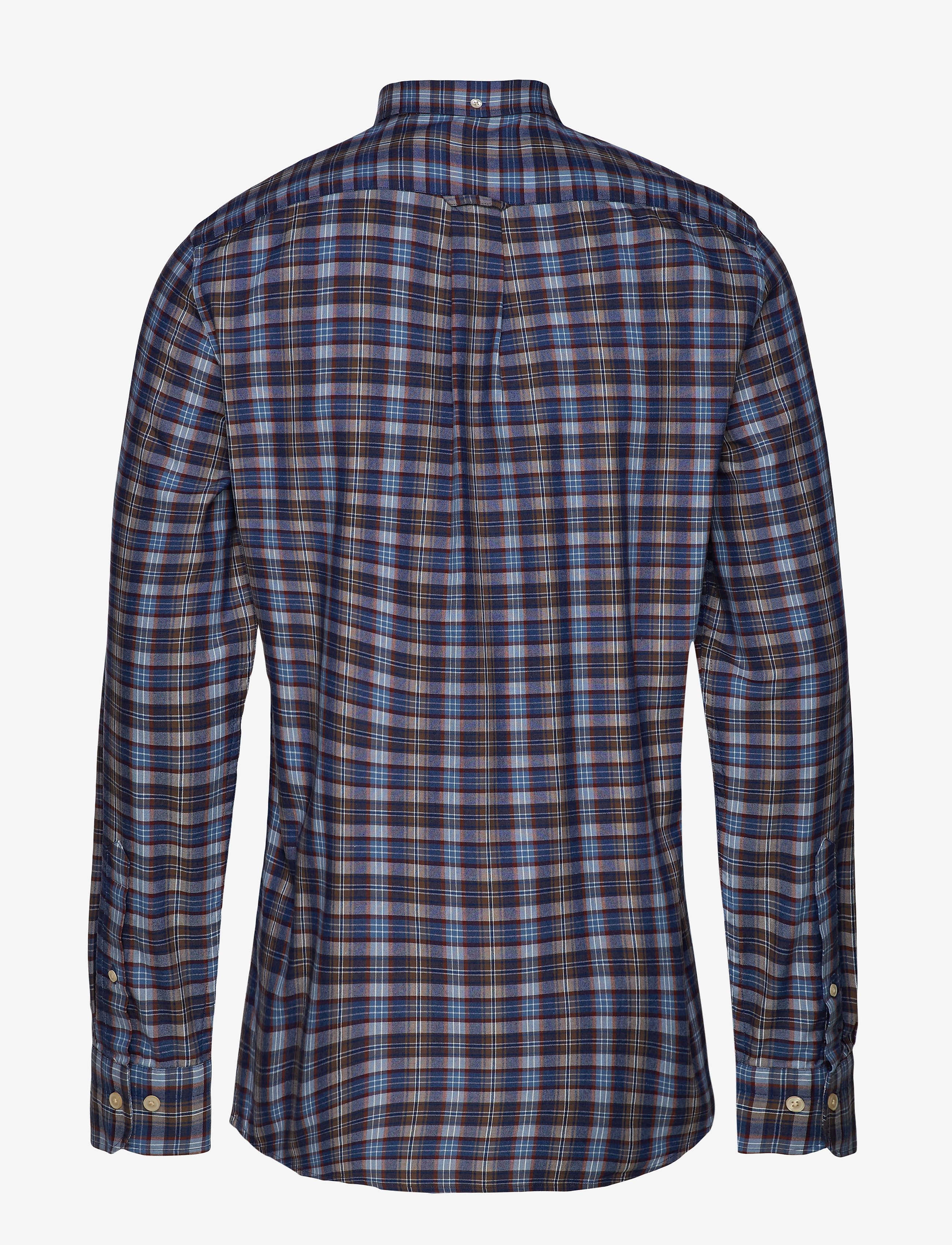 GANT - D1. TP INDIGO CHECK SLIM LBD - persian blue - 1