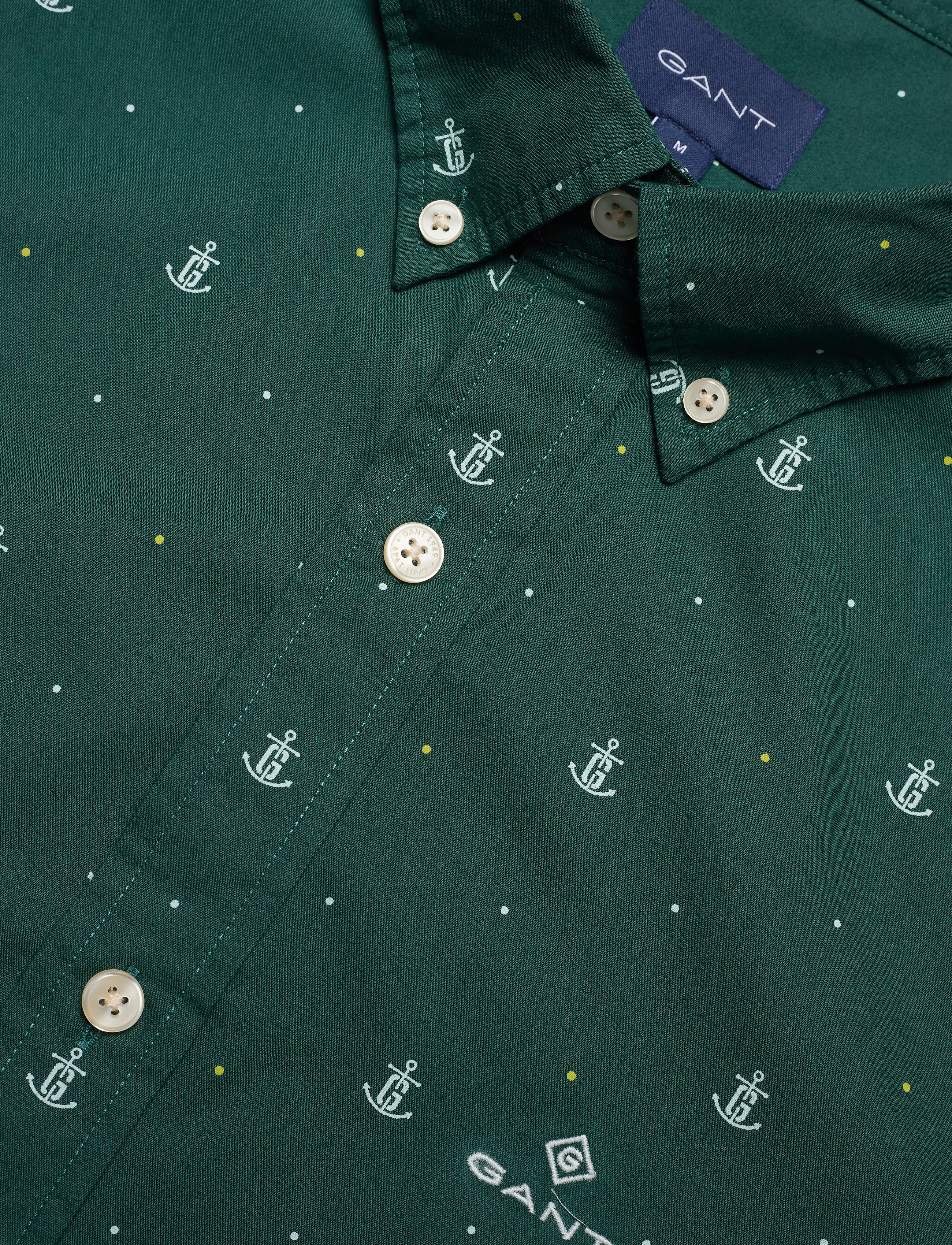 GANT - D2. ANCHOR PRINT SLIM BD - atlantic deep - 3