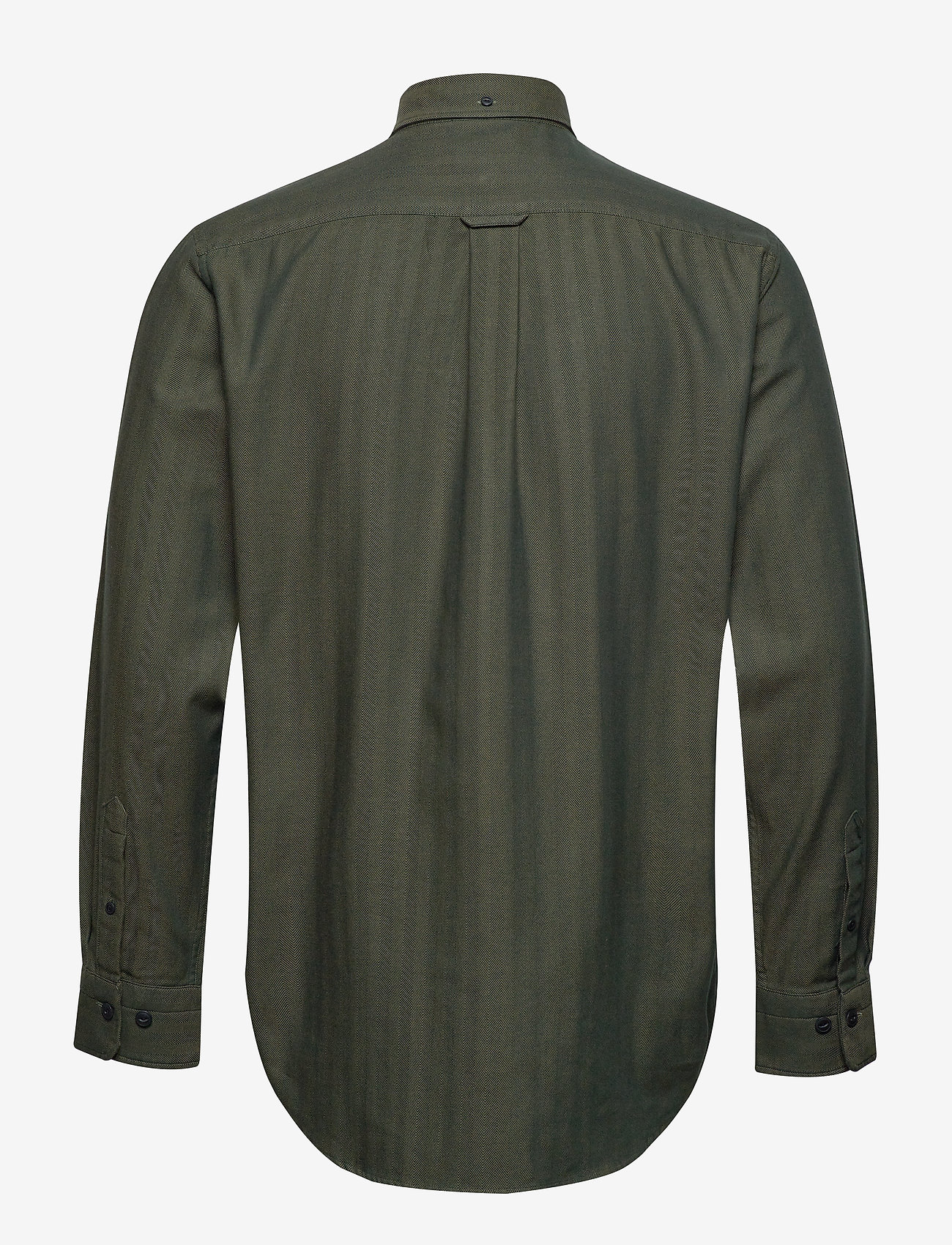 GANT - D2. TP HERRINGBONE SOLID REG BD - tartan green - 1