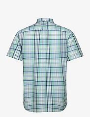 GANT - D1. REG COLORFUL CHECK SS BD - ternede skjorter - absinthe green - 1