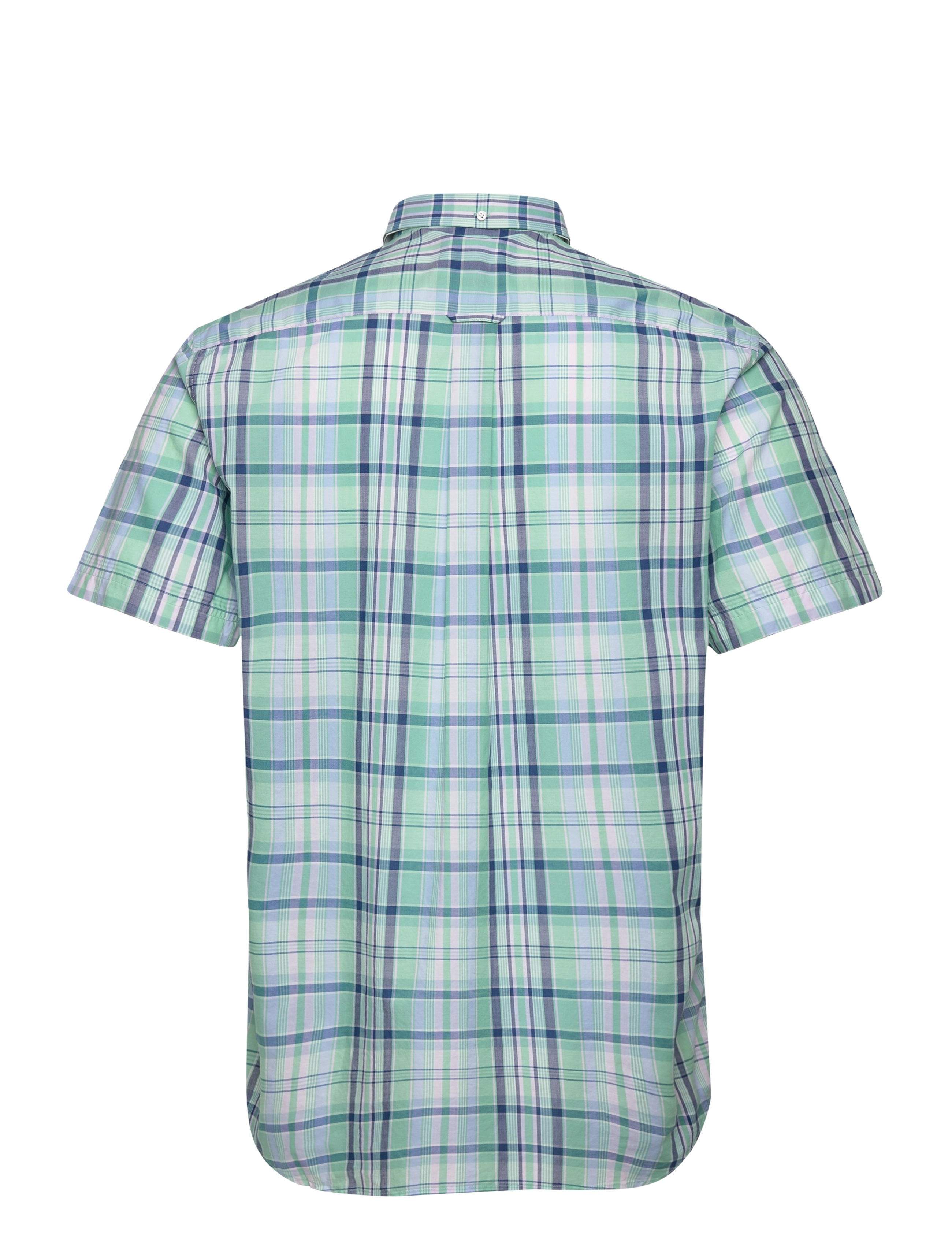 GANT - D1. REG COLORFUL CHECK SS BD - absinthe green - 1
