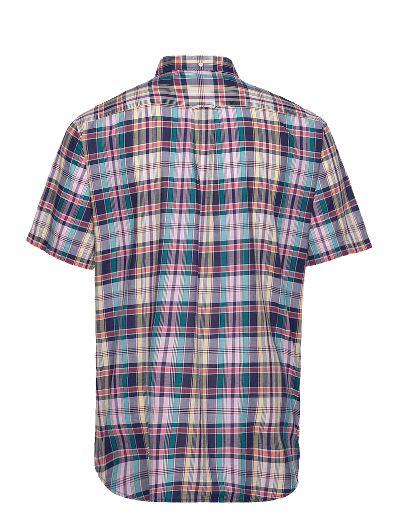 GANT - D1. REG COLORFUL CHECK SS BD - karierte hemden - persian blue - 1