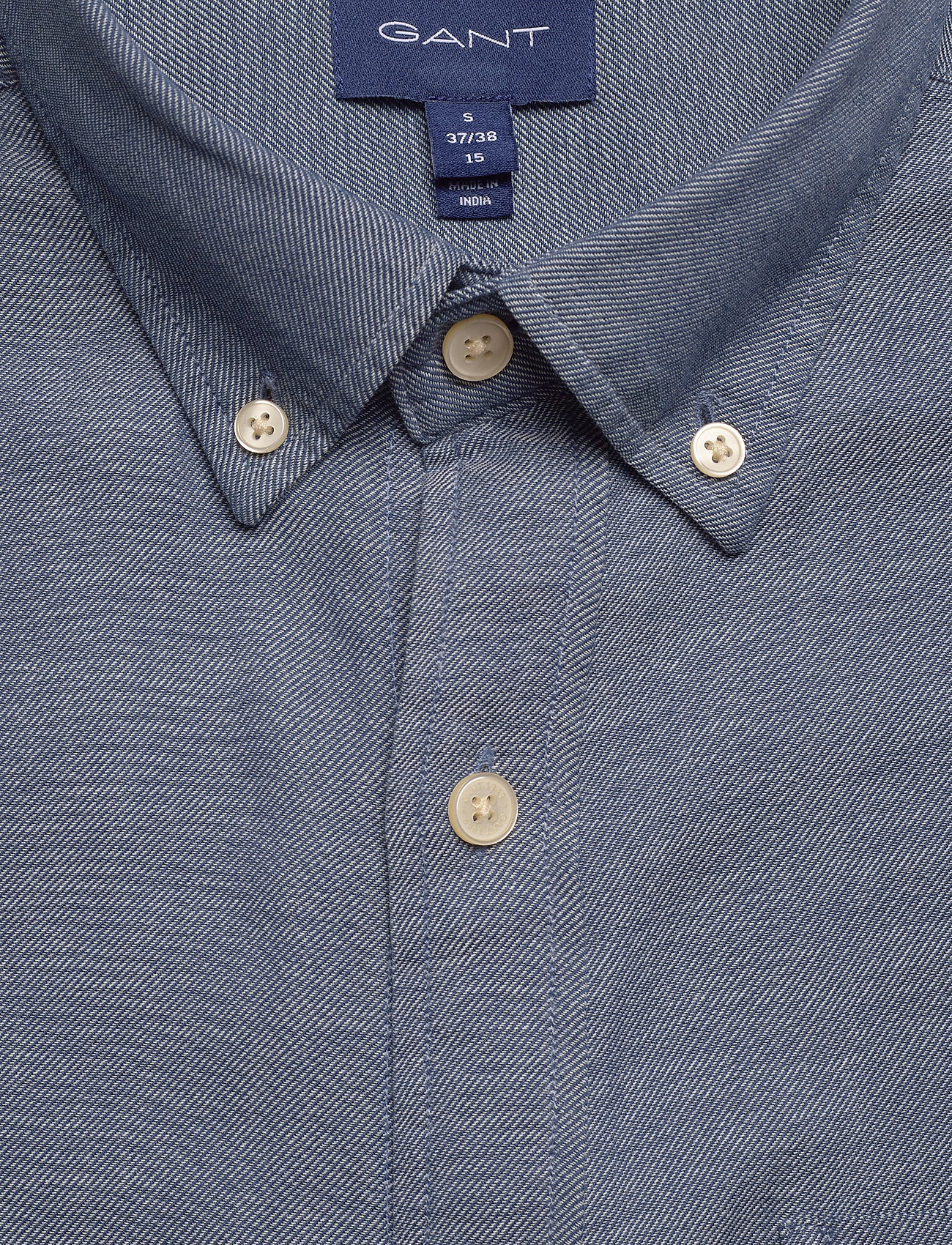 GANT - D2. WINDBLOWN FLANNEL REG BD - persian blue - 2