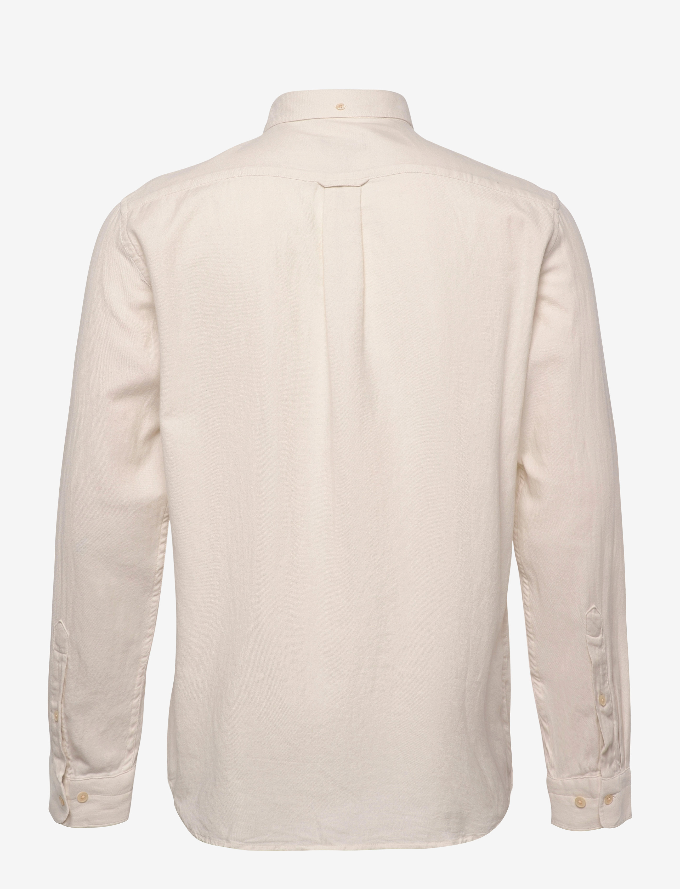GANT - D2. WINDBLOWN FLANNEL REG BD - putty - 1
