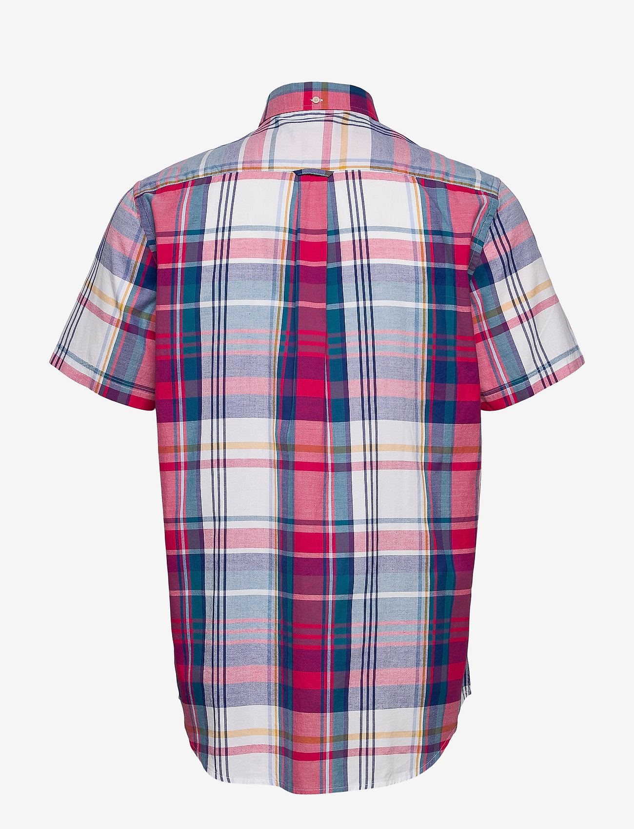GANT - D1. WINDBLOWN OXF MADRAS REG BD SS - love potion - 1