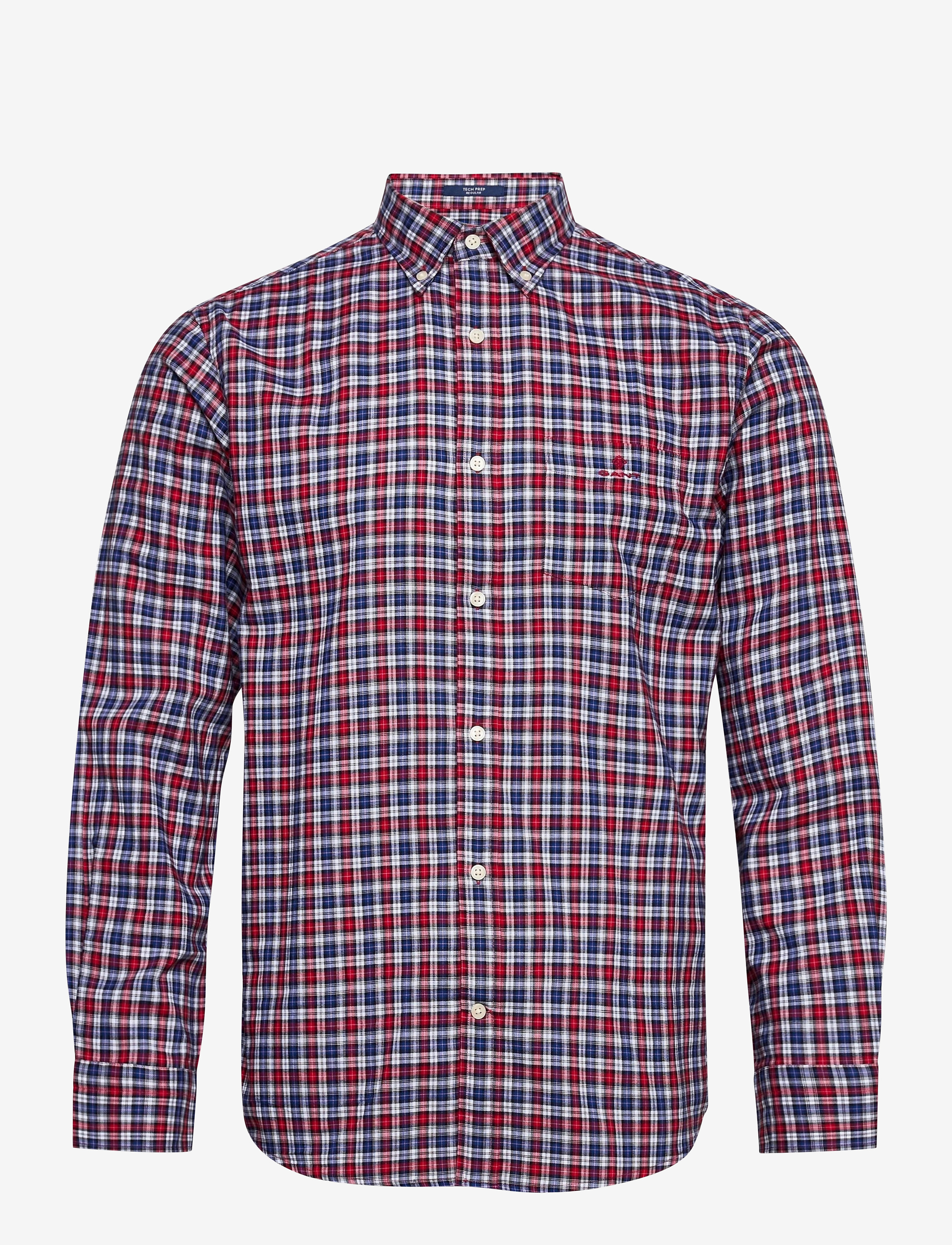GANT - D1. TP TWILL MICRO TARTAN REG BD - bright red - 0