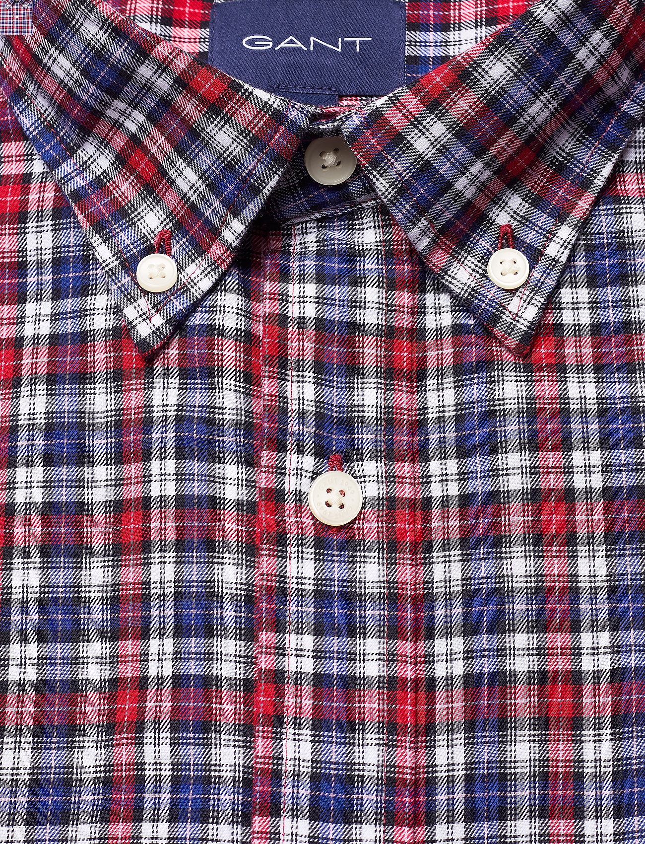 GANT - D1. TP TWILL MICRO TARTAN REG BD - bright red - 2
