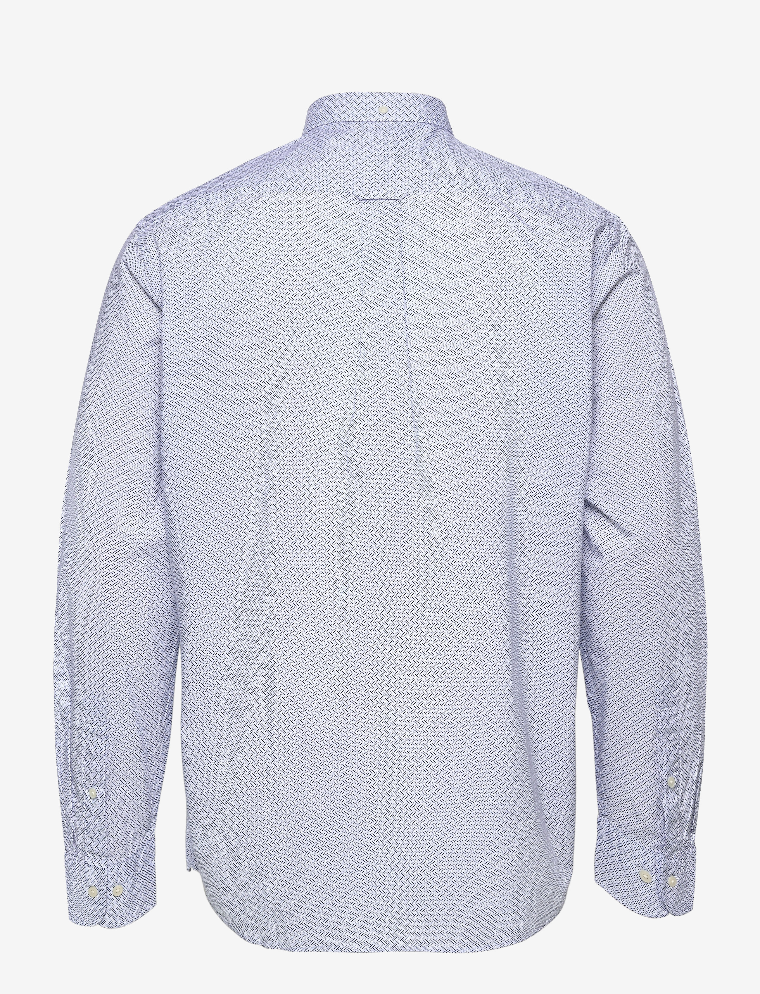 GANT - D1. MICRO DOT WEAVE PRINT REG BD - white - 1