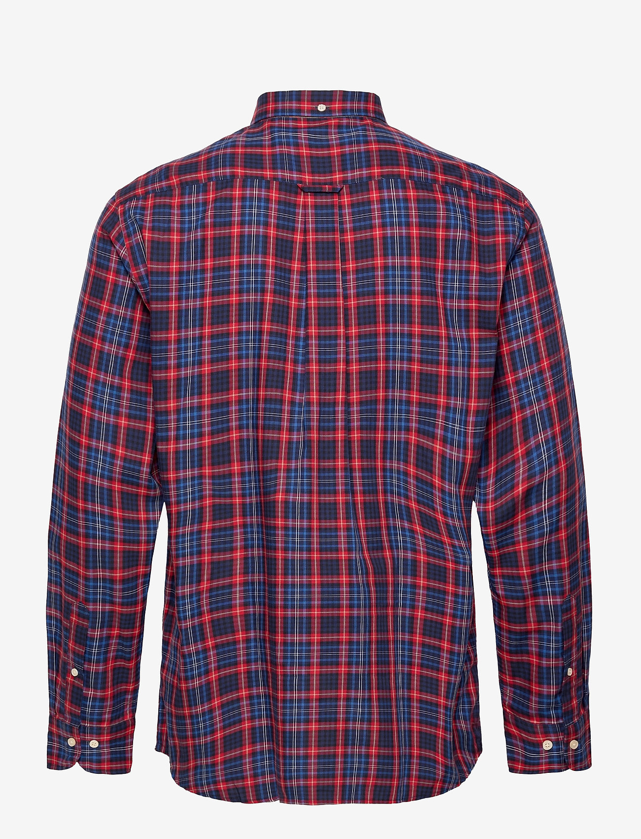 GANT - D2. TP OXFORD MICRO TARTAN REG BD - bright red - 1