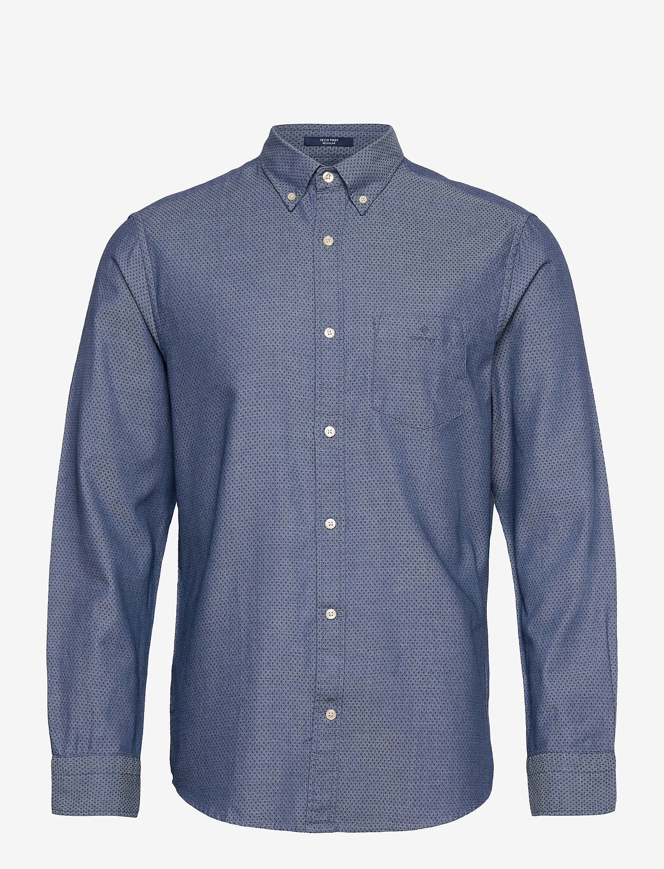 GANT - D2. TP INDIGO DOBBY REG BD - indigo - 0