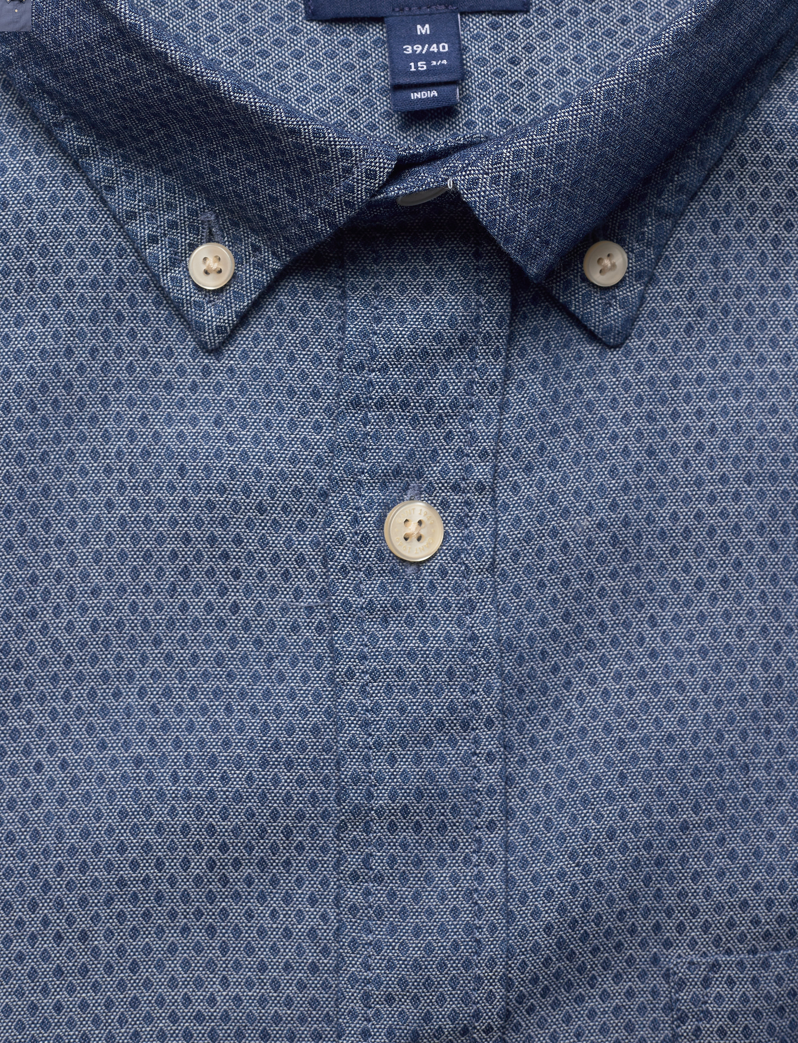 GANT - D2. TP INDIGO DOBBY REG BD - indigo - 2