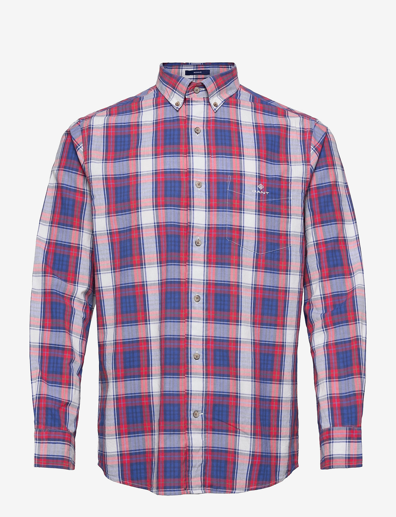 GANT - D1. REG WASHED BC CHECK BD - red - 0