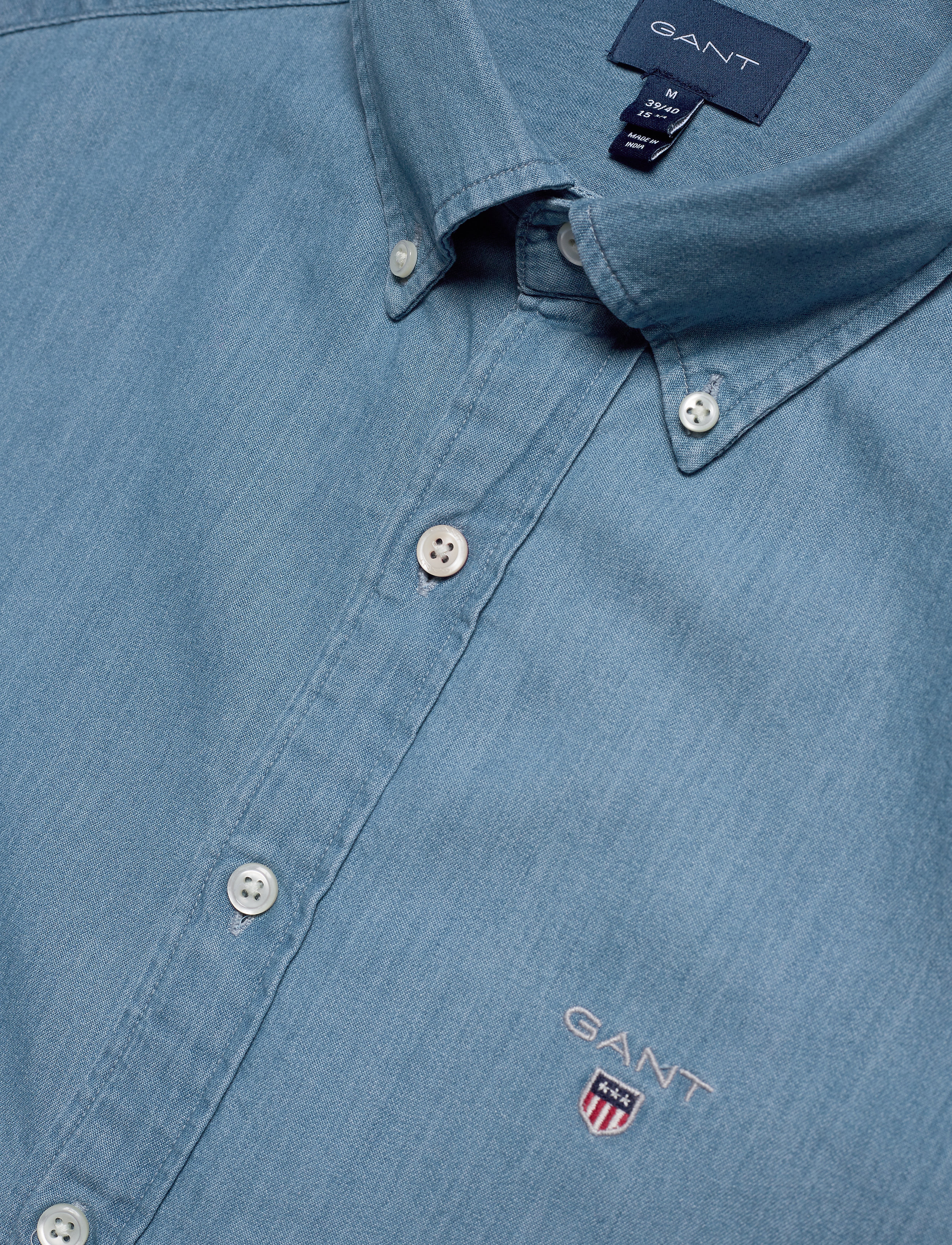 GANT - SLIM INDIGO BD - semi light blue - 3