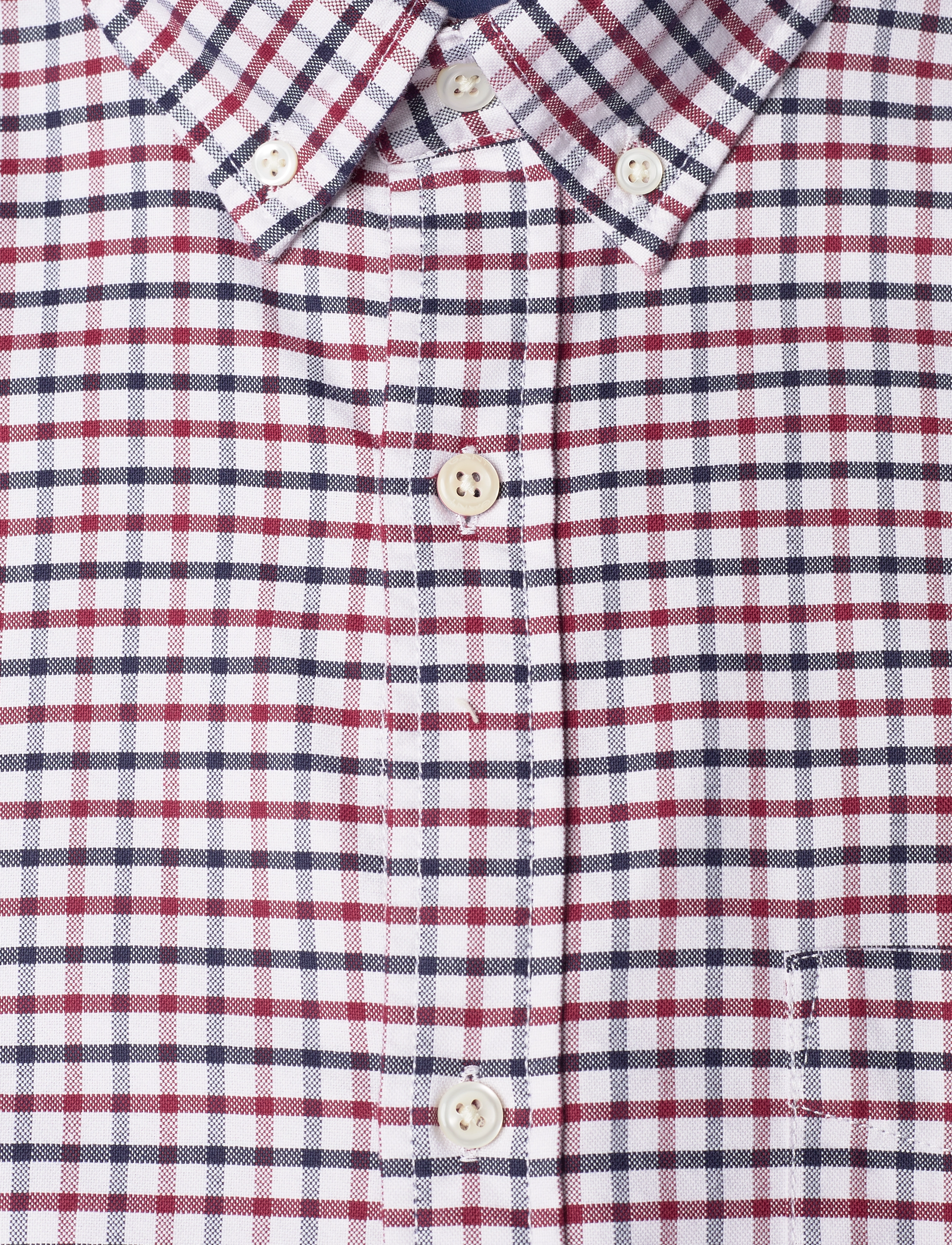 GANT - D1.REG OXFORD TATTERSALL BD - plumped red - 2