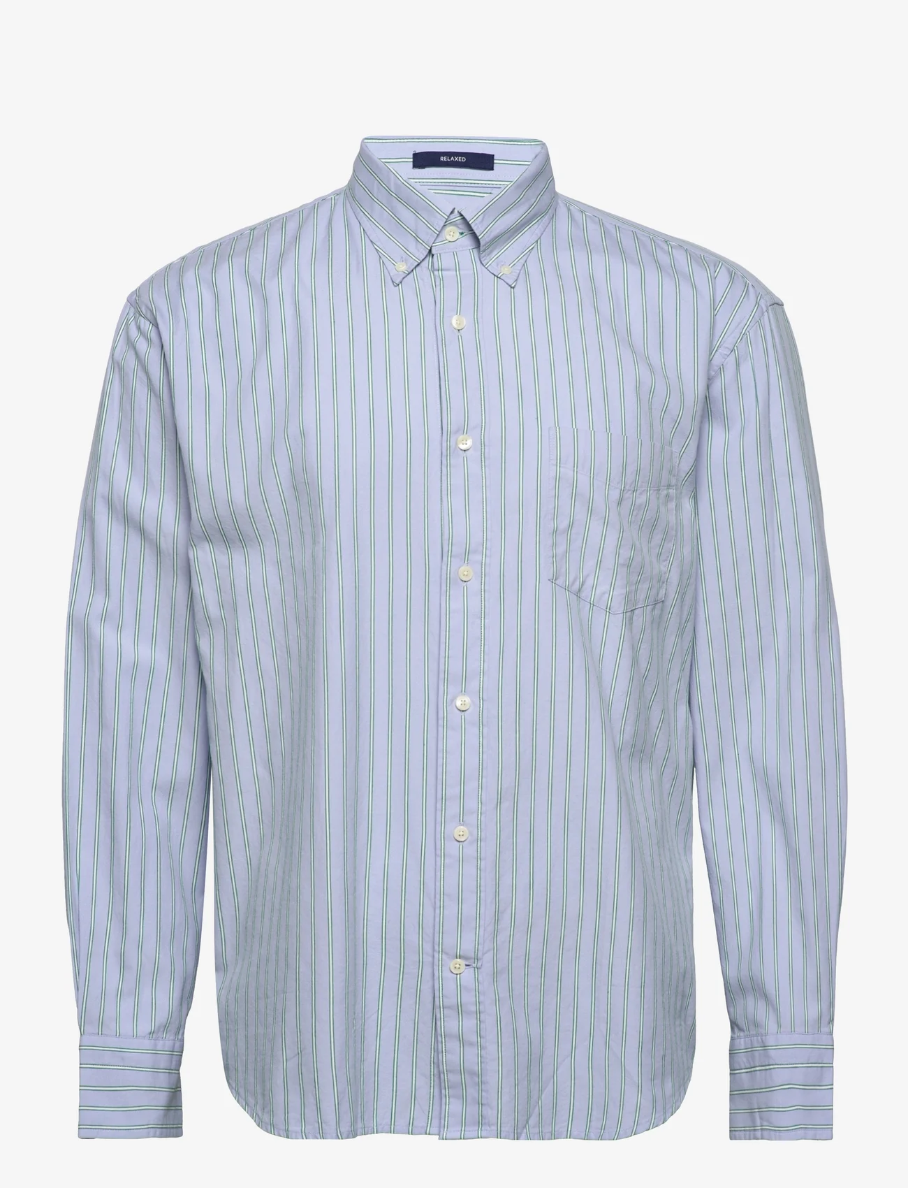 GANT - D1. REL OXFORD STRIPE BD - oksfordo marškiniai - hamptons blue - 0