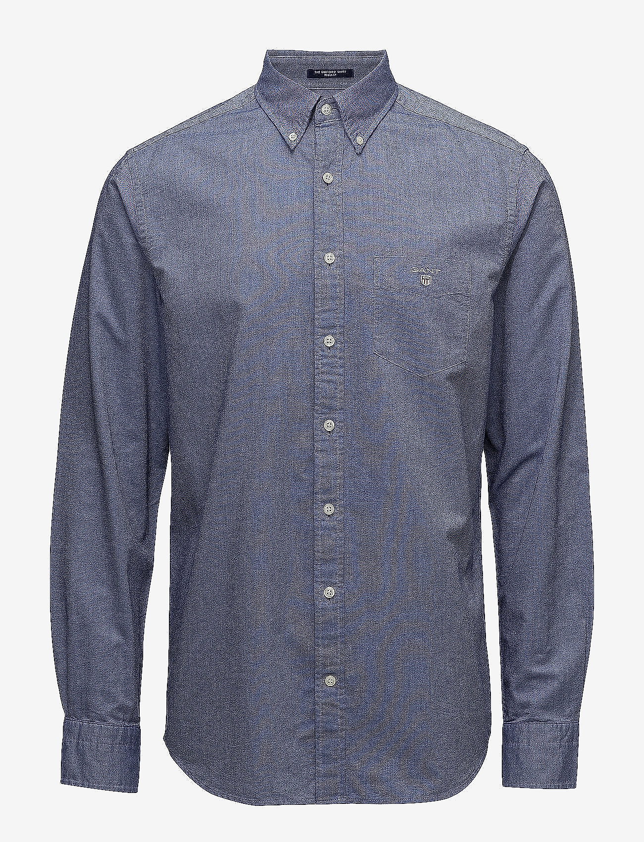 GANT - REG OXFORD SHIRT BD - oksfordo marškiniai - persian blue - 0