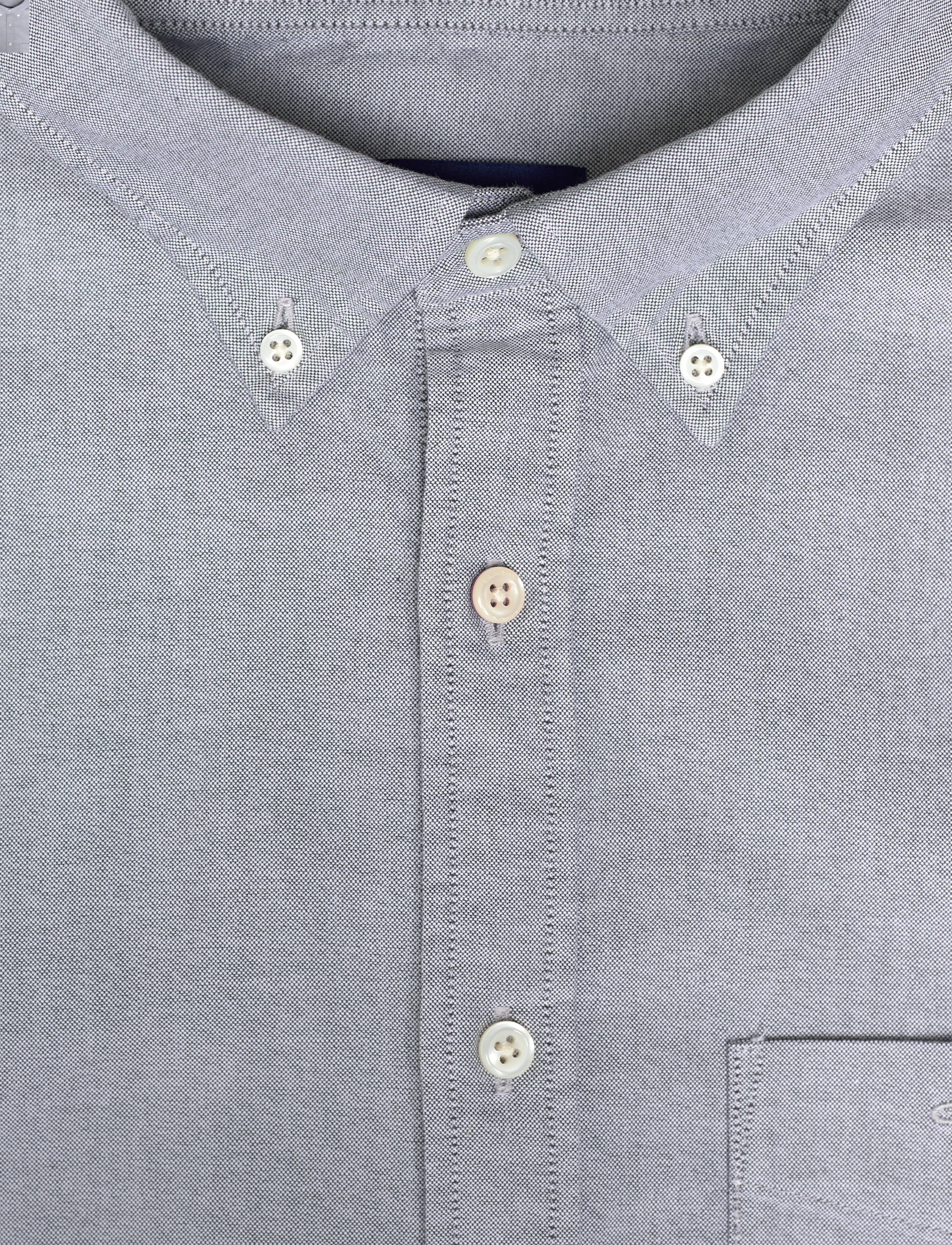Gant - REG OXFORD SHIRT BD - oxford skjorter - washed out black - 3