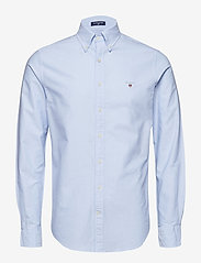 GANT - SLIM OXFORD SHIRT BD - oxford shirts - capri blue - 0