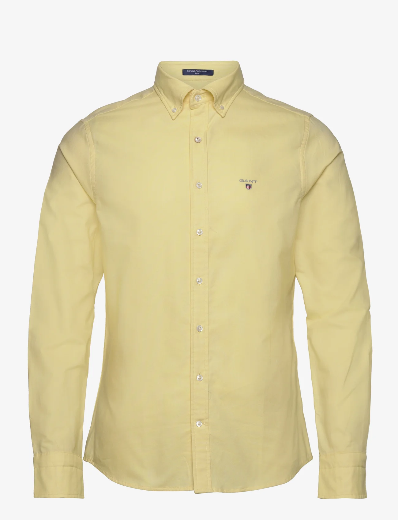 GANT - SLIM OXFORD SHIRT BD - oxford-skjortor - clear yellow - 0