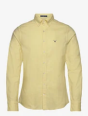 GANT - SLIM OXFORD SHIRT BD - oxford skjorter - clear yellow - 0