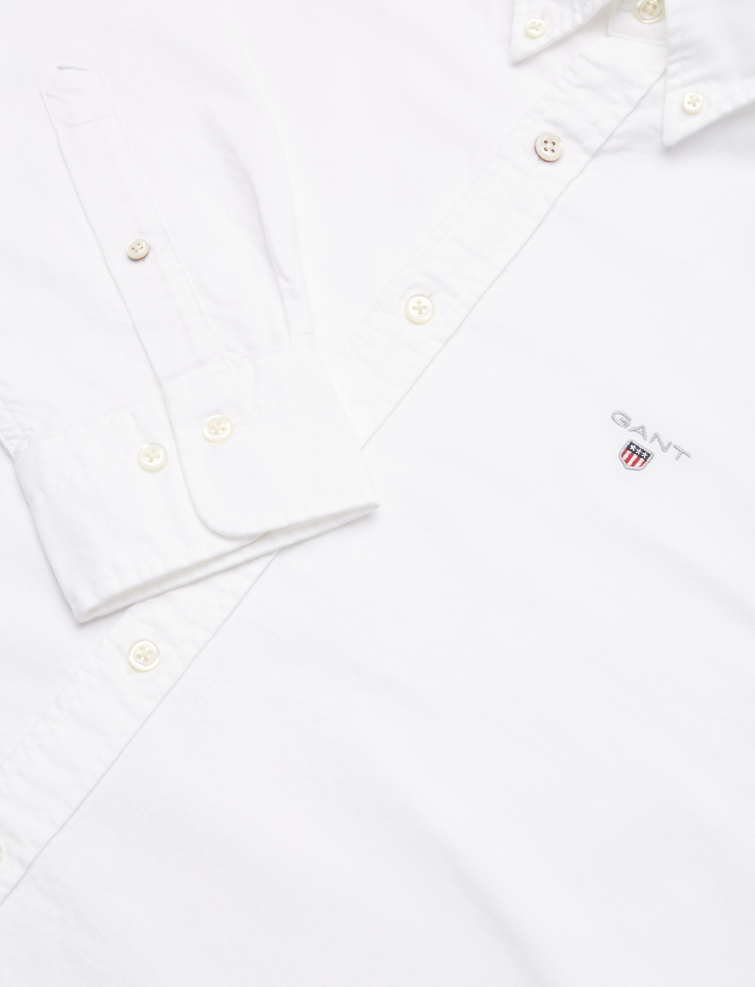 GANT - SLIM OXFORD SHIRT BD - white - 2