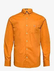 GANT - REG BROADCLOTH BD - oxford overhemden - dk mustard orange - 0
