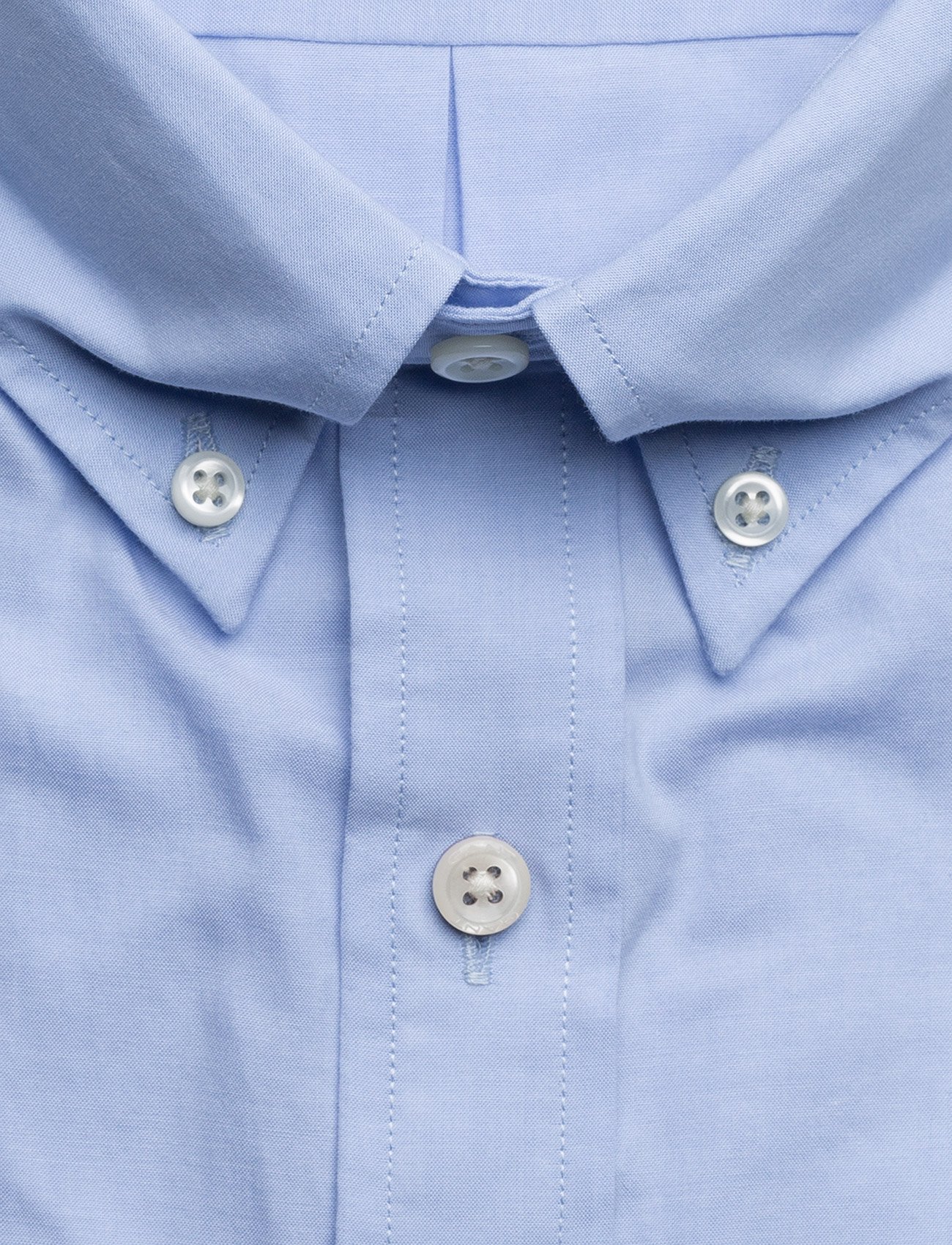 GANT - REG BROADCLOTH BD - muted blue - 2