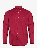 REG BROADCLOTH BD - PLUMPED RED