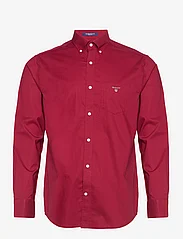 GANT - REG BROADCLOTH BD - oxford shirts - plumped red - 0