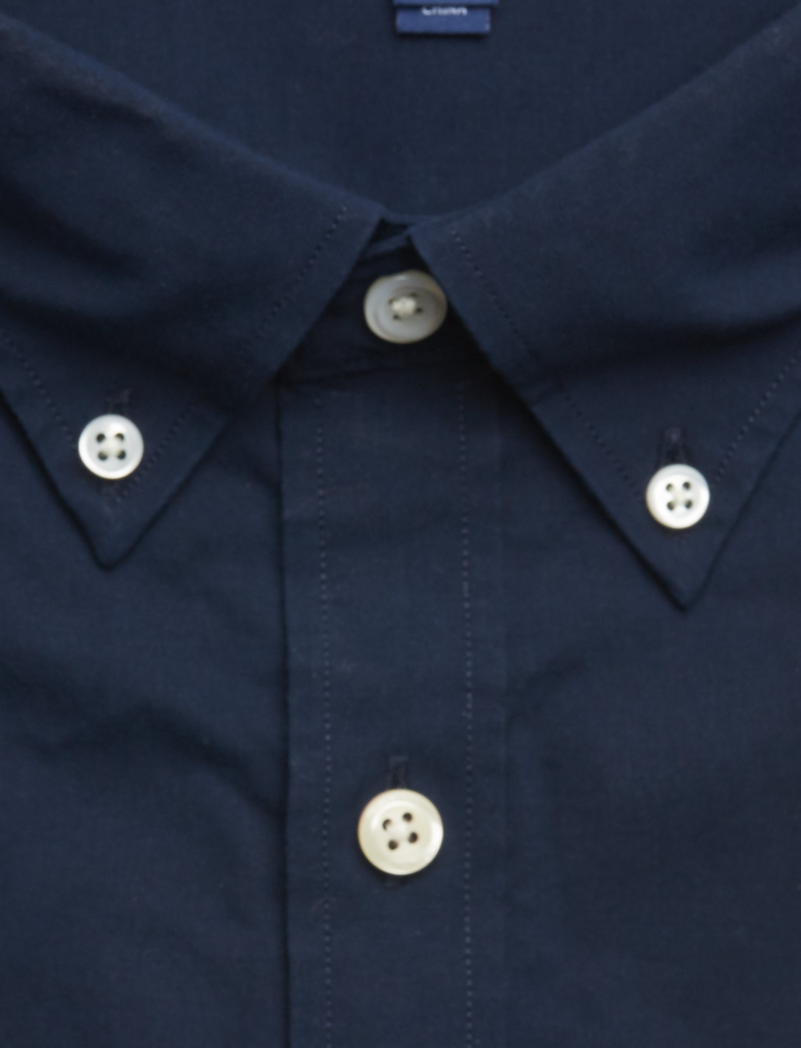 GANT - REG BROADCLOTH SS BD - marine - 2