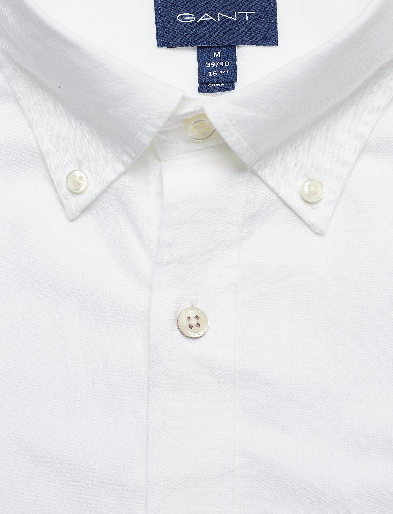 GANT - SLIM BROADCLOTH BD - white - 2